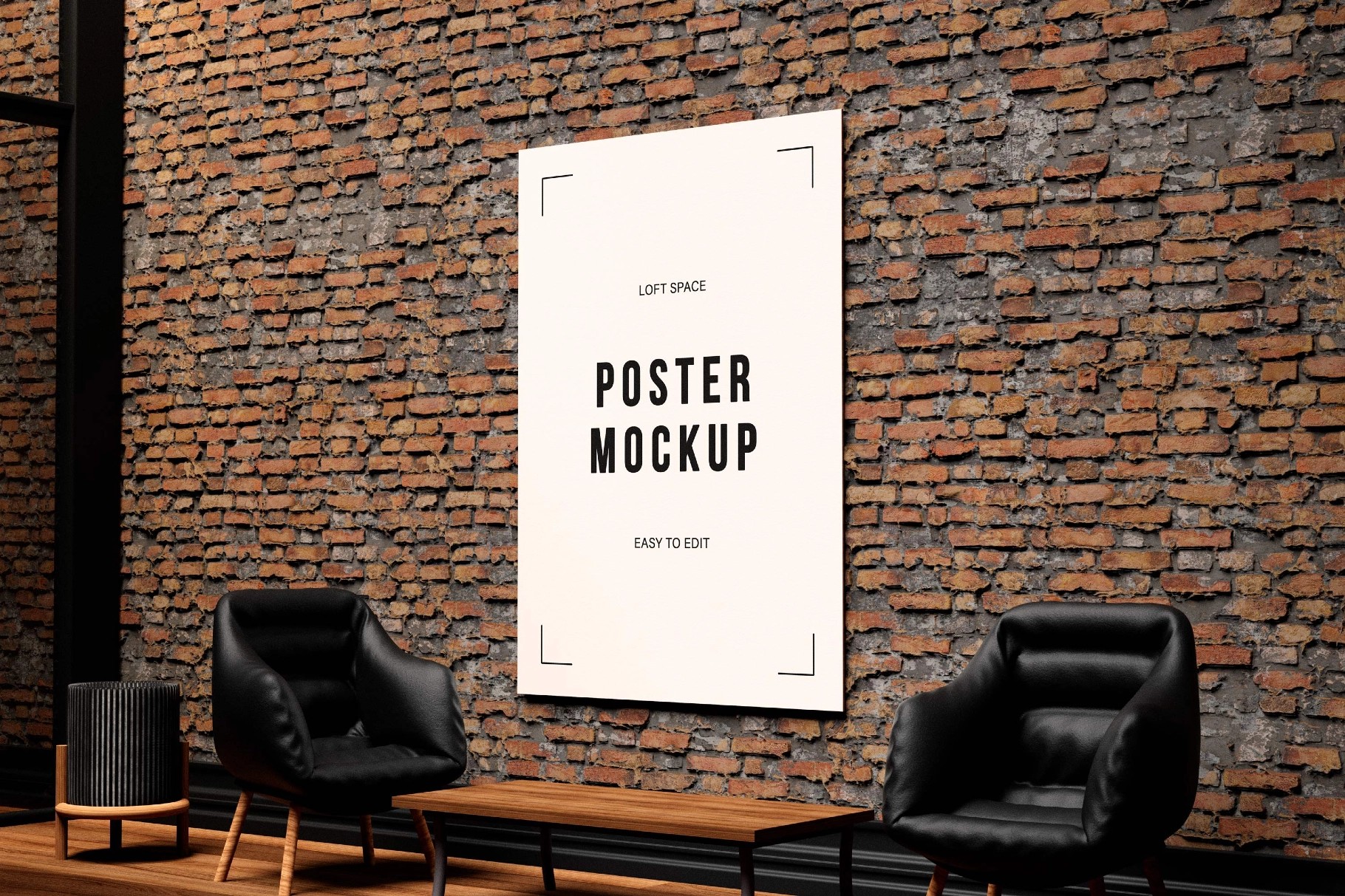 Loft Space Poster Mockup