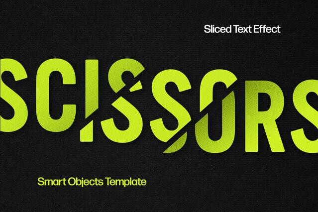 Sliced Text Effect