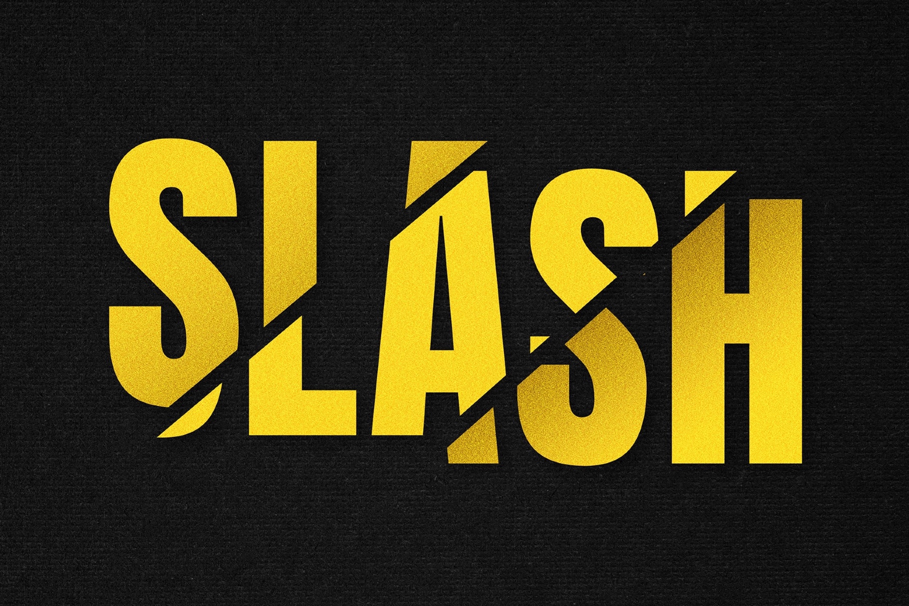 Sliced Text Effect