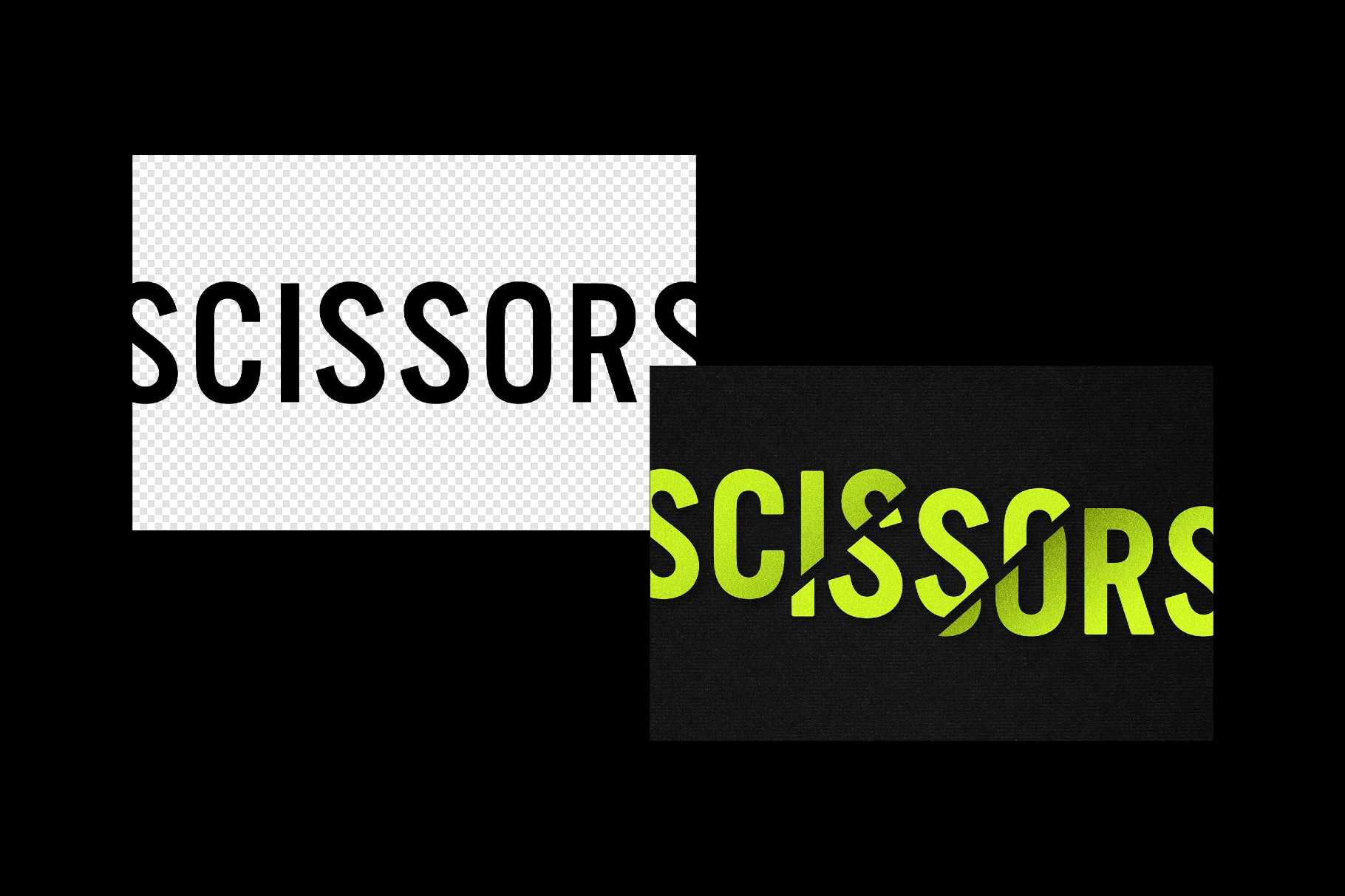Sliced Text Effect