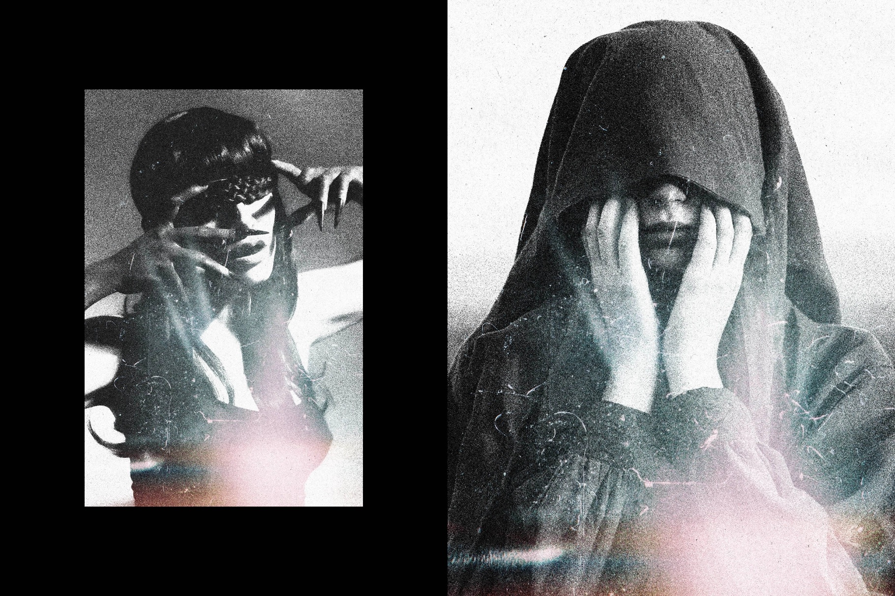 Grunge Risoprint Photo Effect