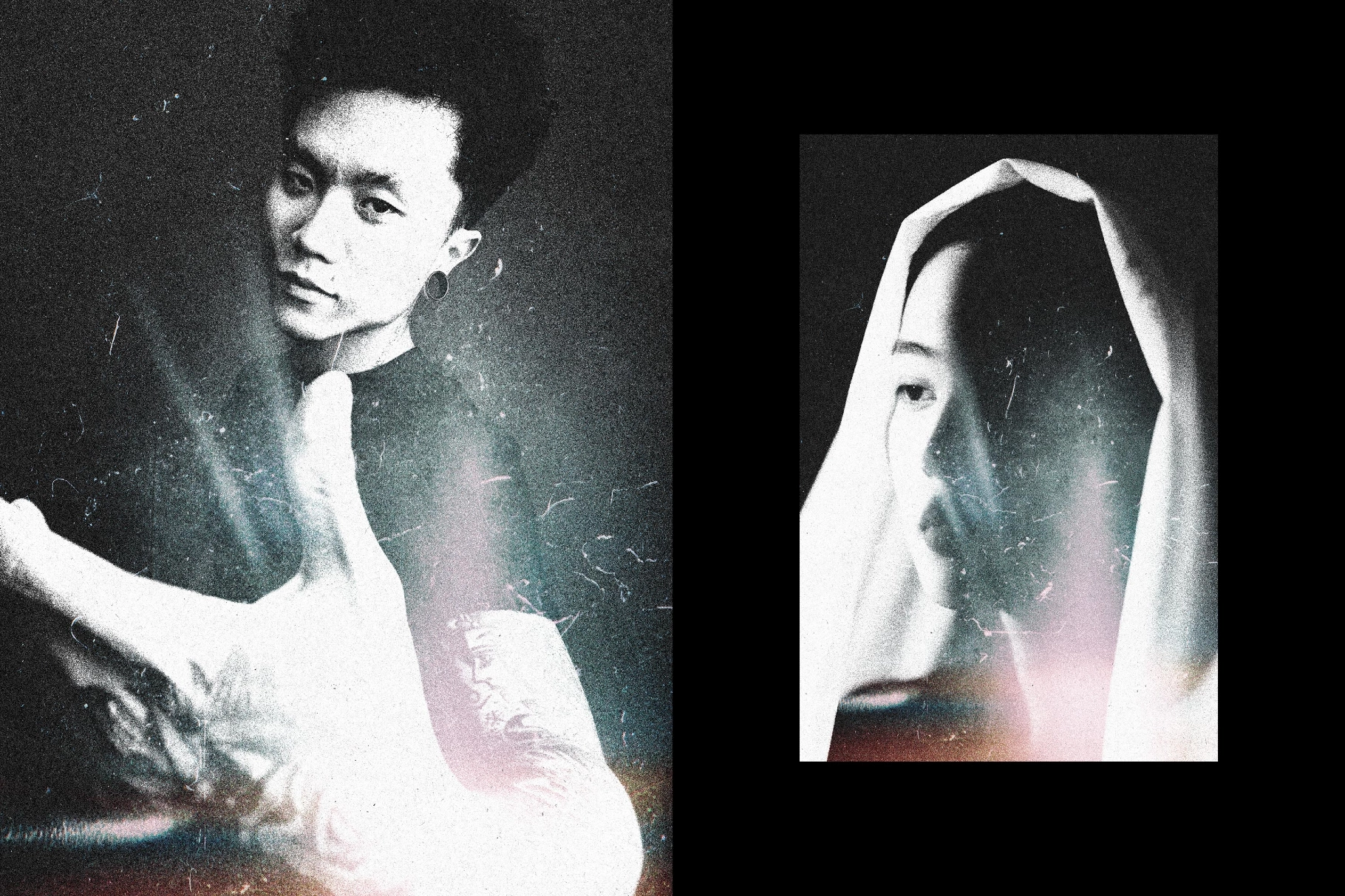 Grunge Risoprint Photo Effect