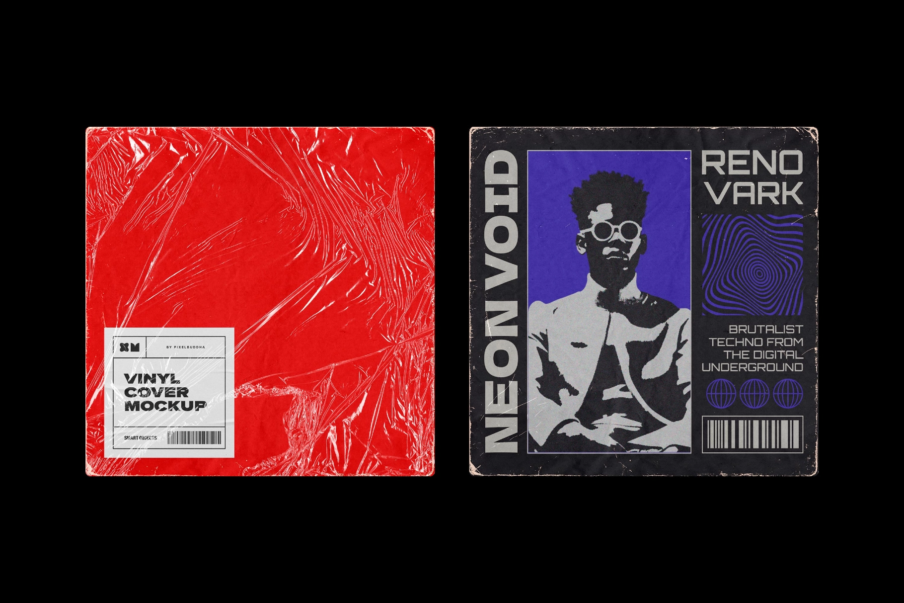 Vinyl Cover Mockup