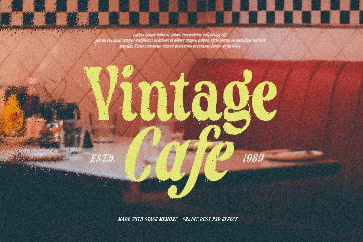 Stage Memory Retro Font