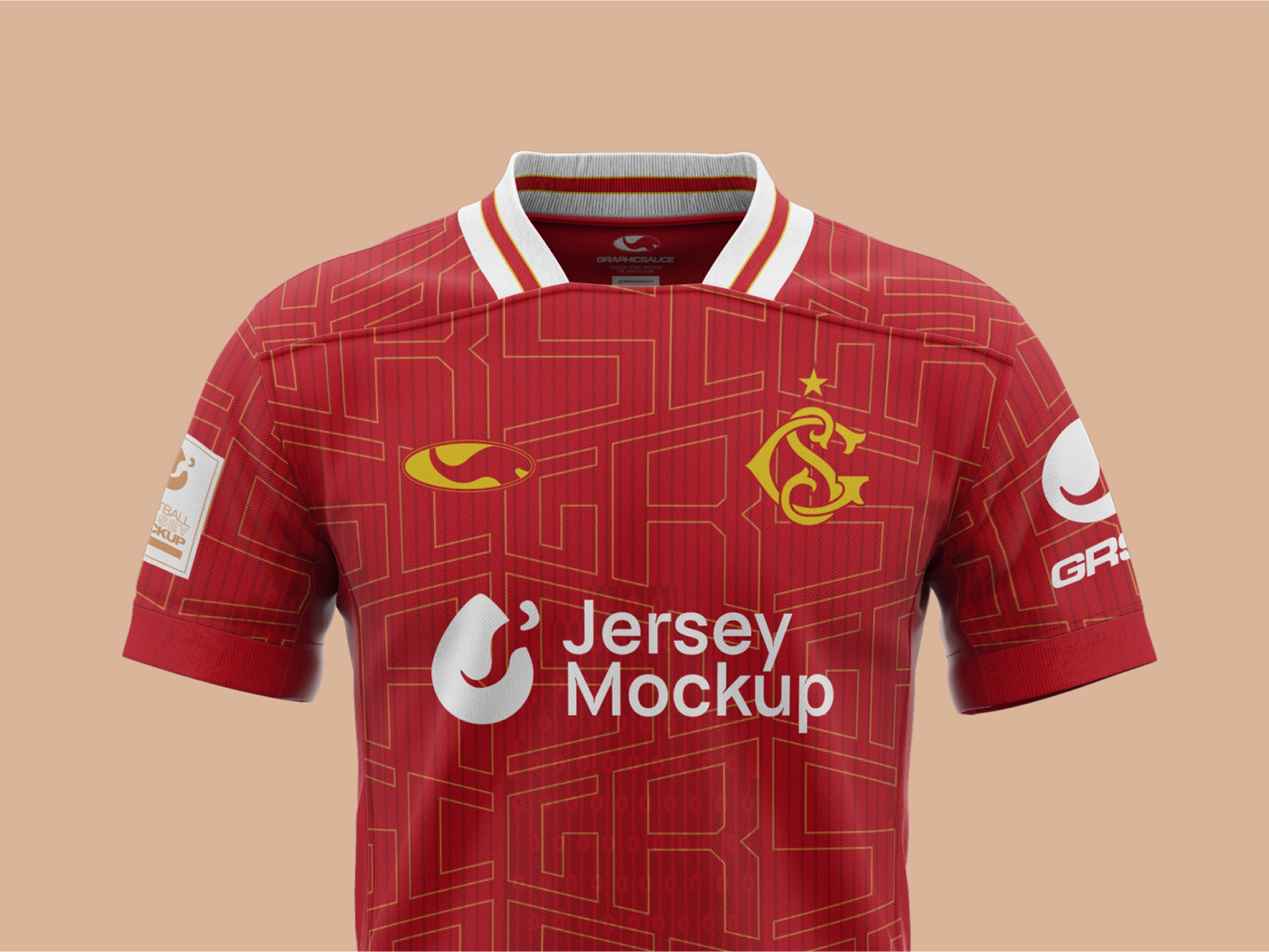 Front View Jersey Mockup Vol. 2