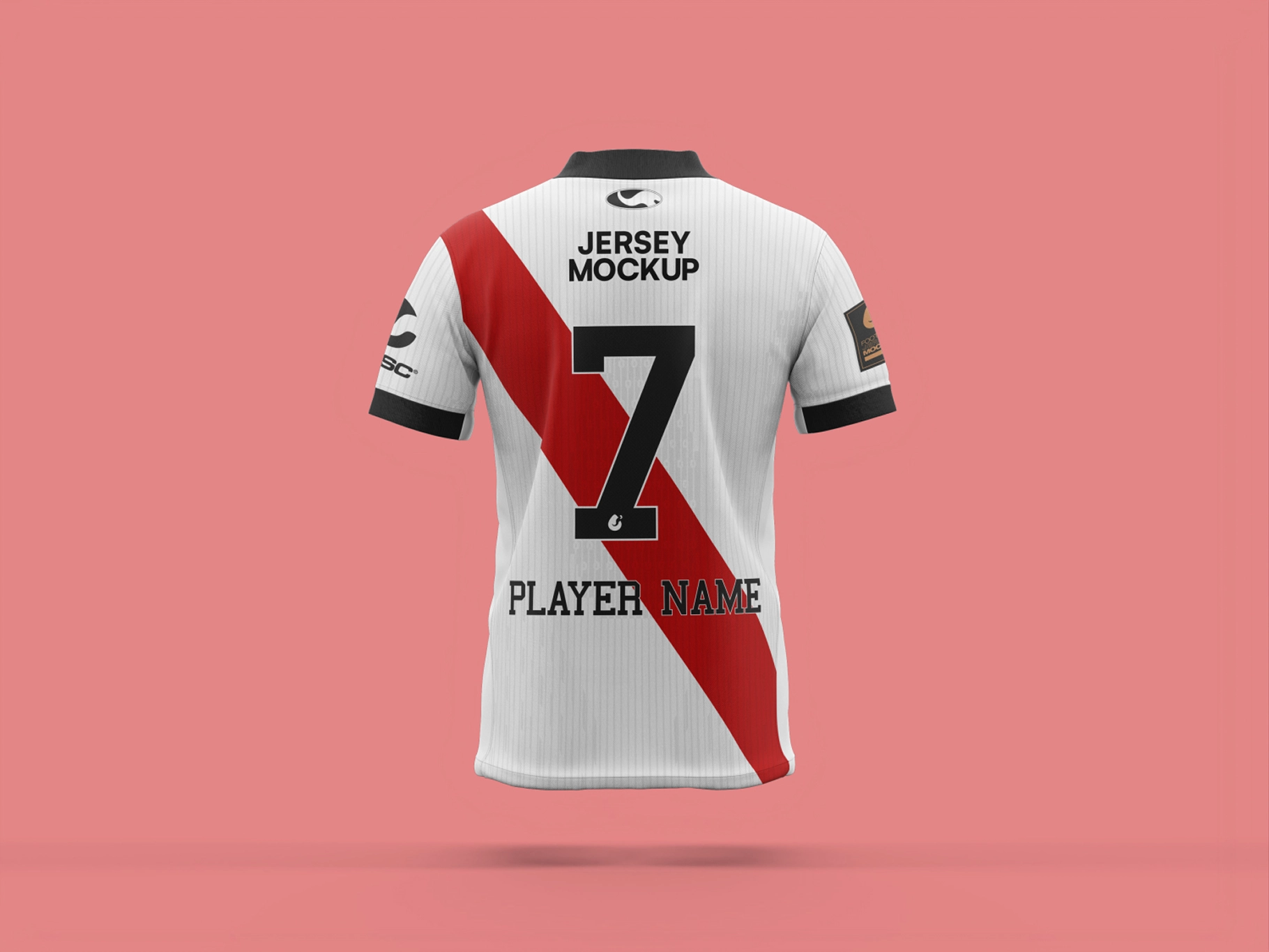 Back View Jersey Mockup Vol. 2