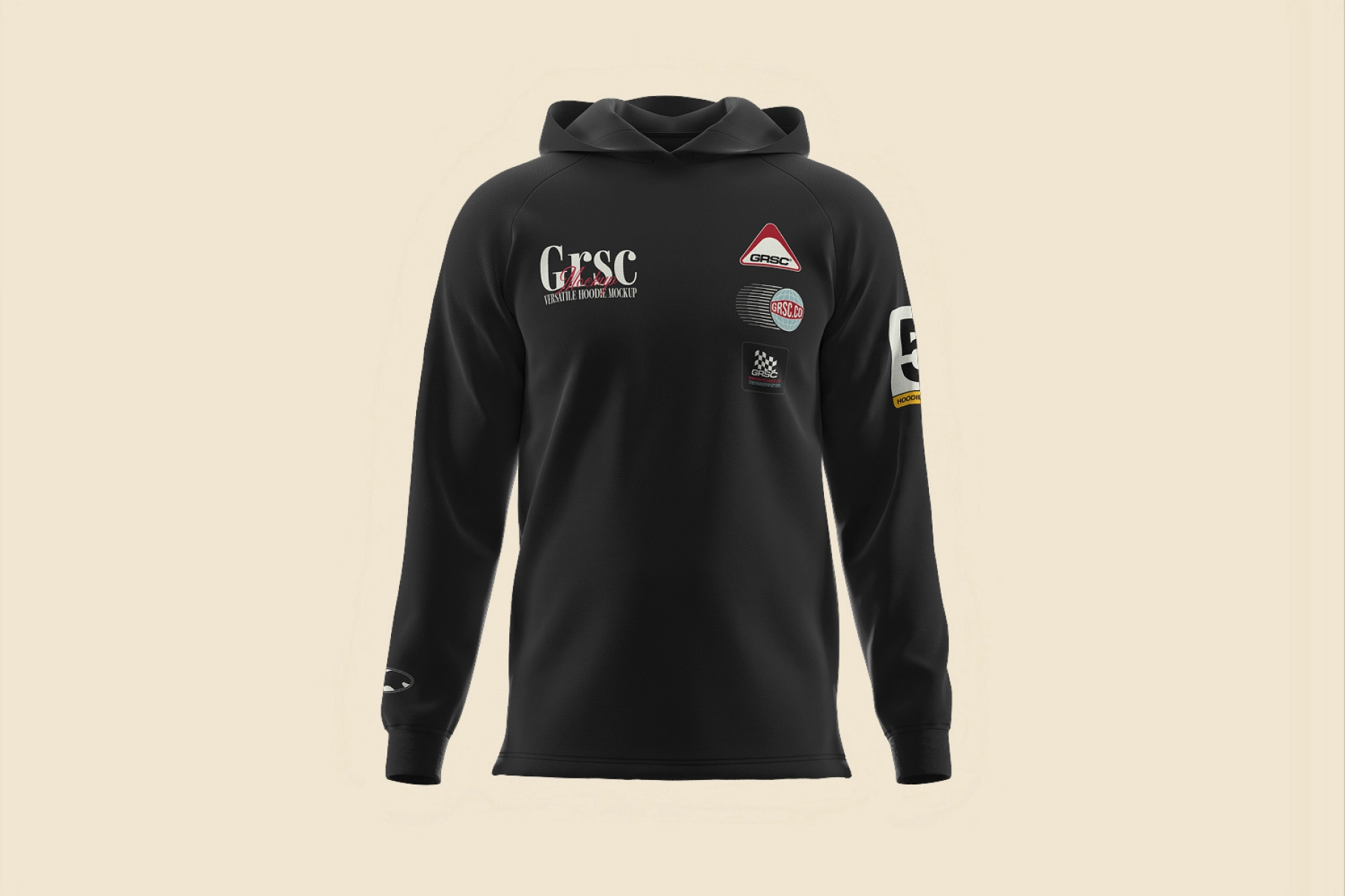 Front View Hoodie Mockup