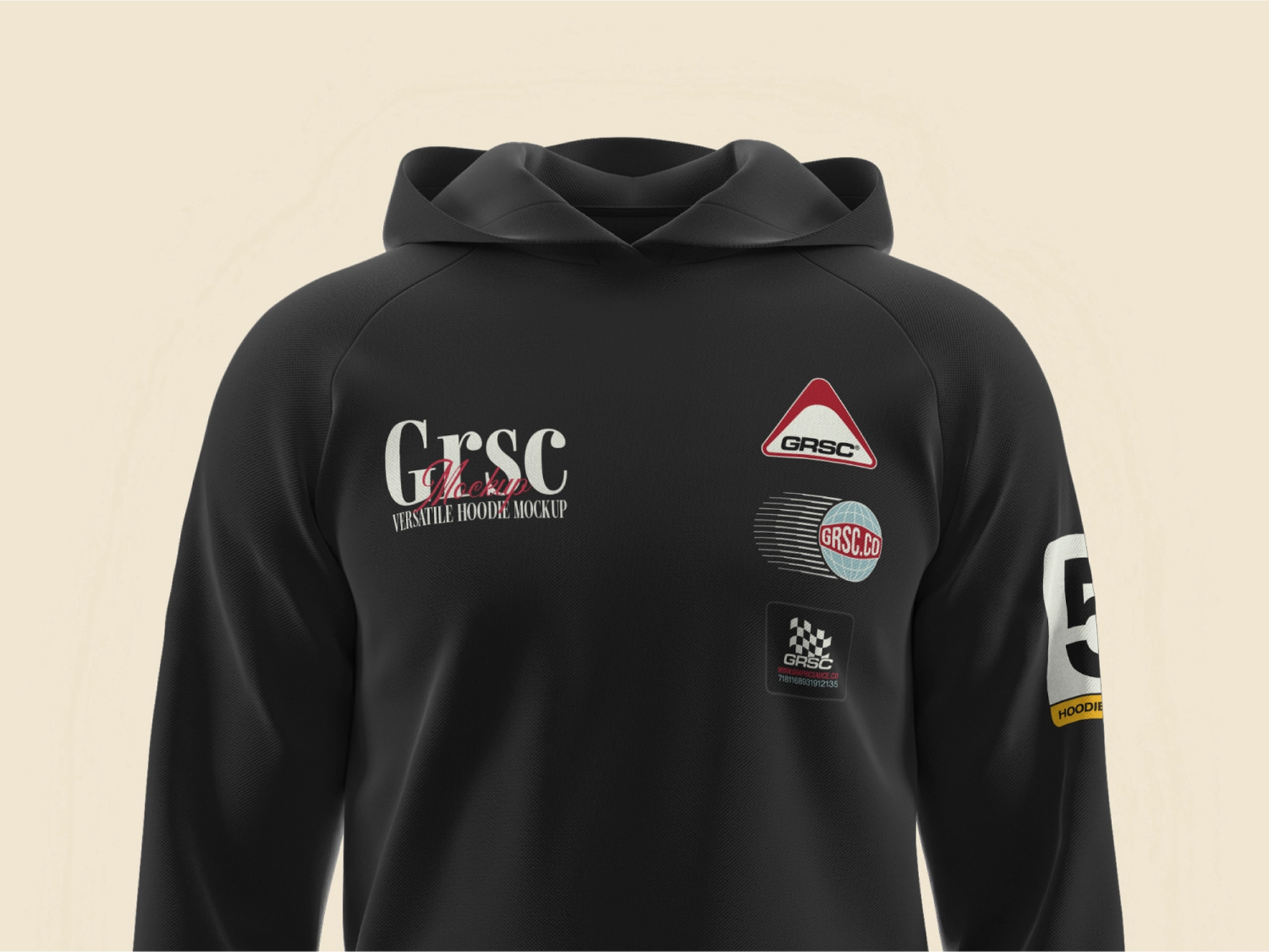 Front View Hoodie Mockup