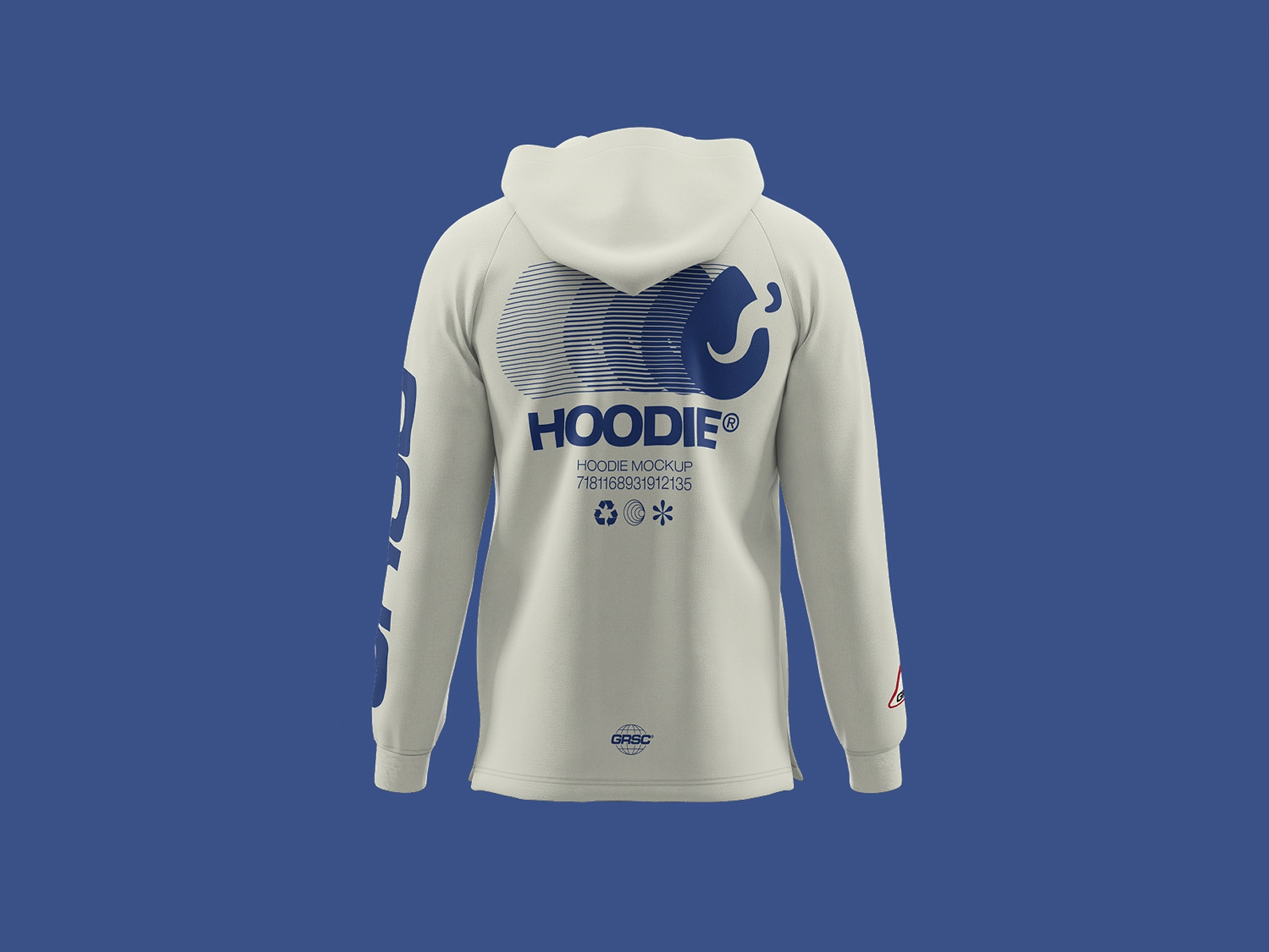 Back View Hoodie Mockup