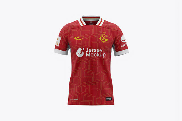 Front View Jersey Mockup