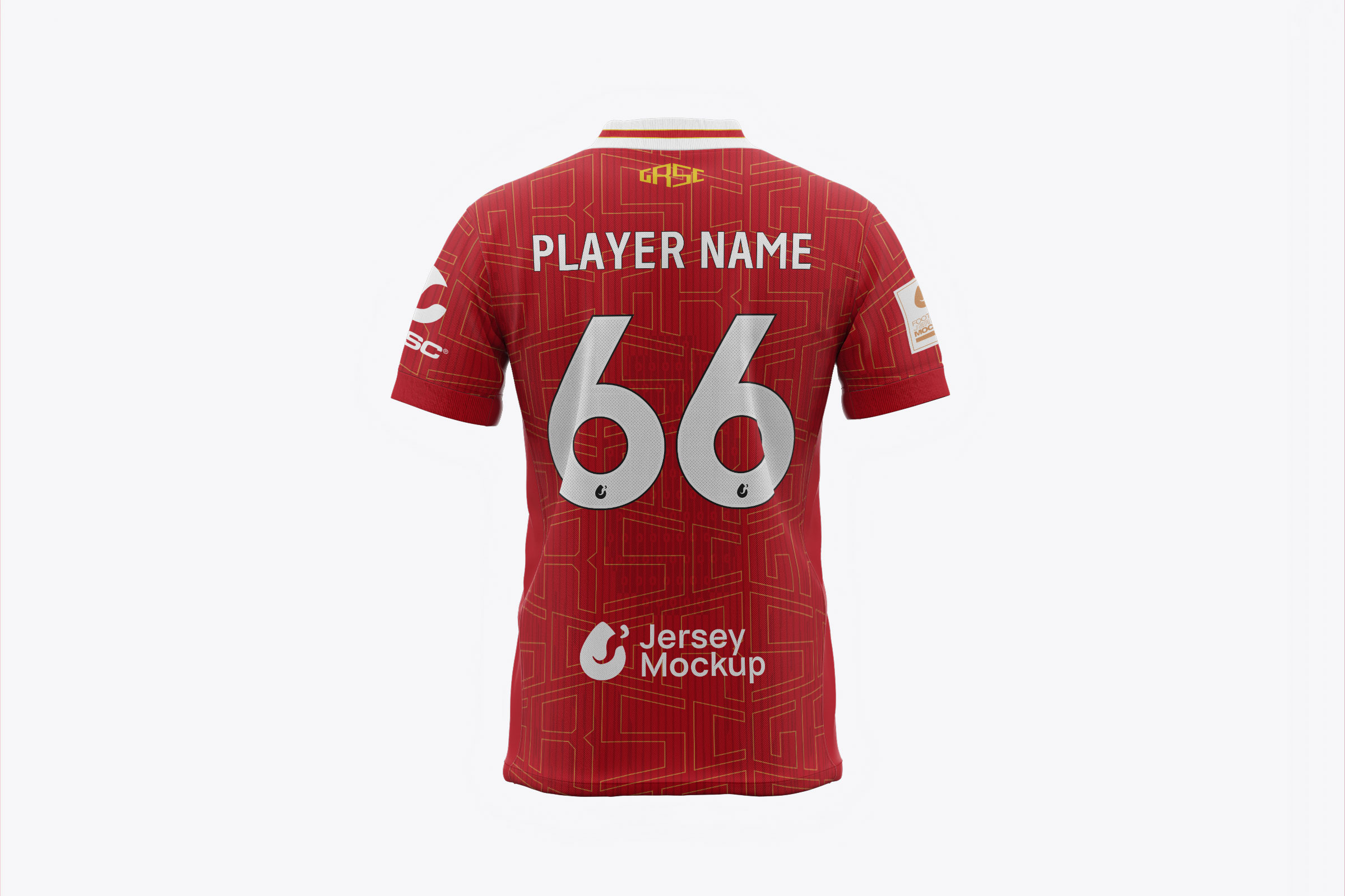 Back View Jersey Mockup