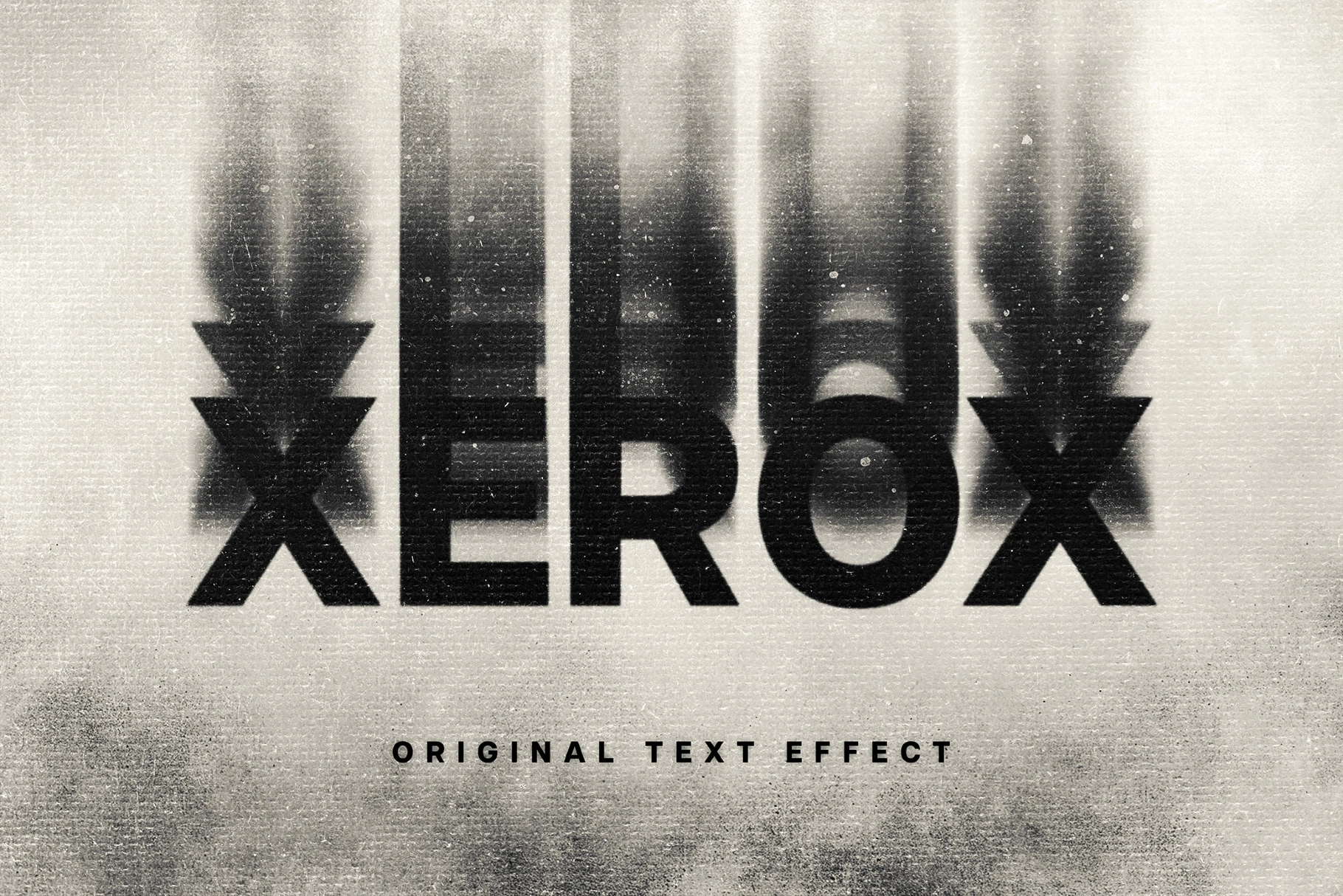 Xerox Text Effect