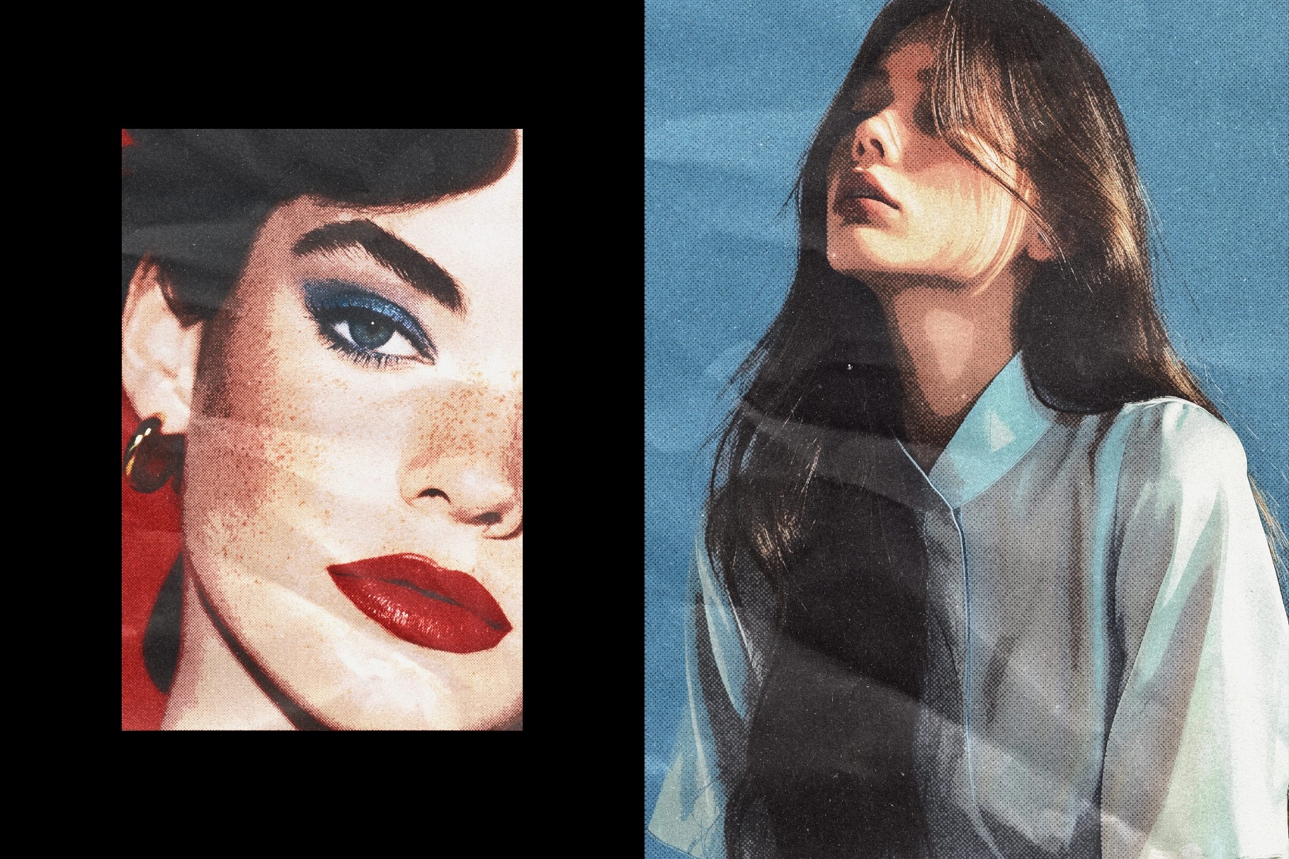 Retro Magazine Photo Effect