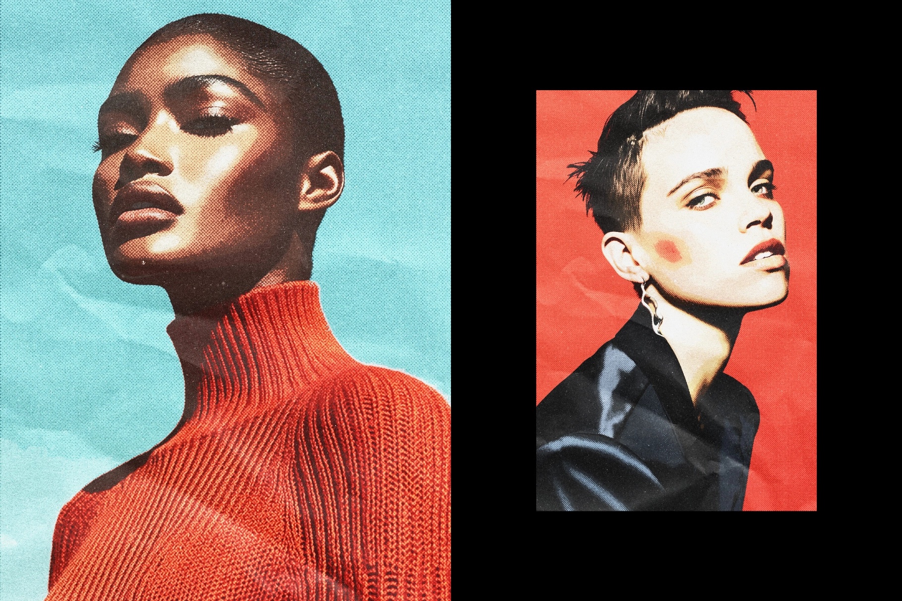 Retro Magazine Photo Effect