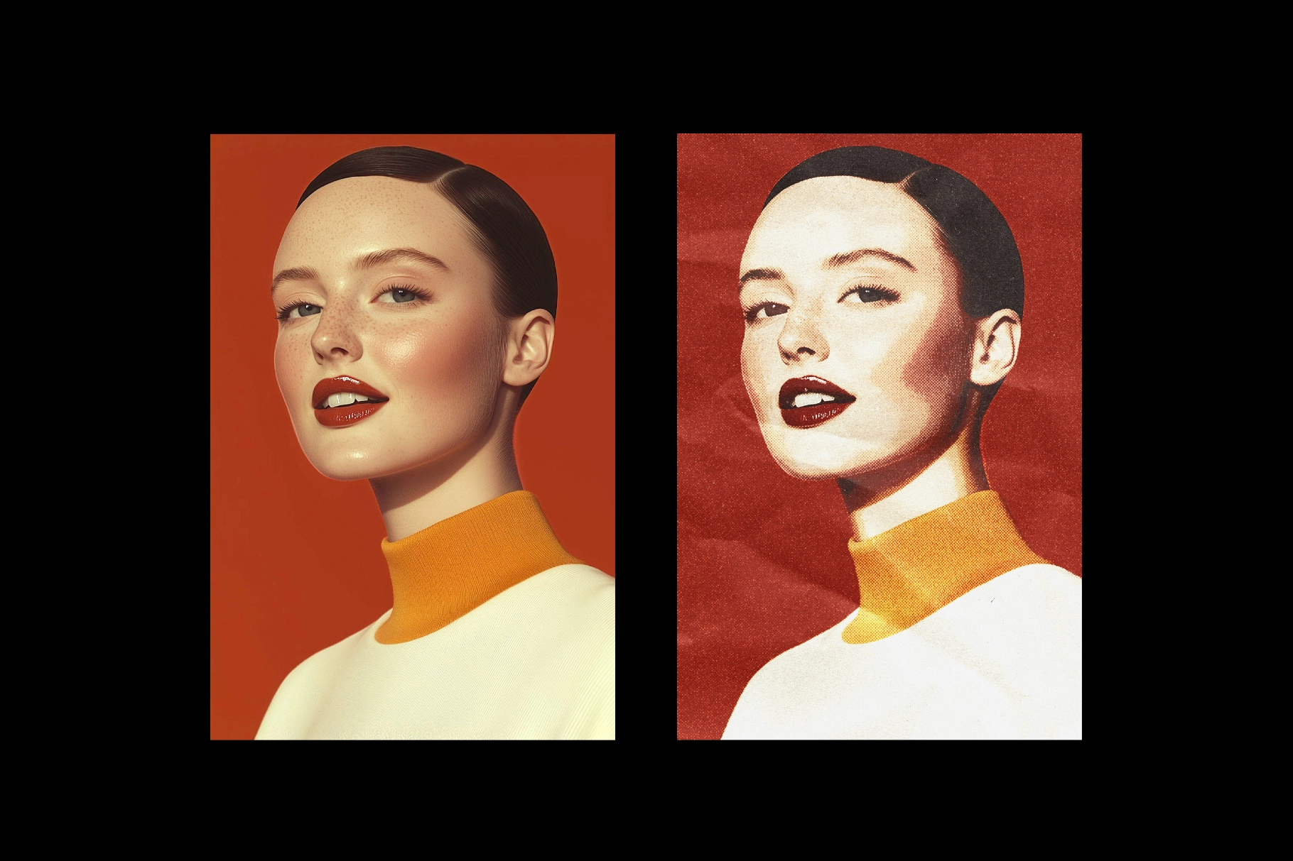 Retro Magazine Photo Effect