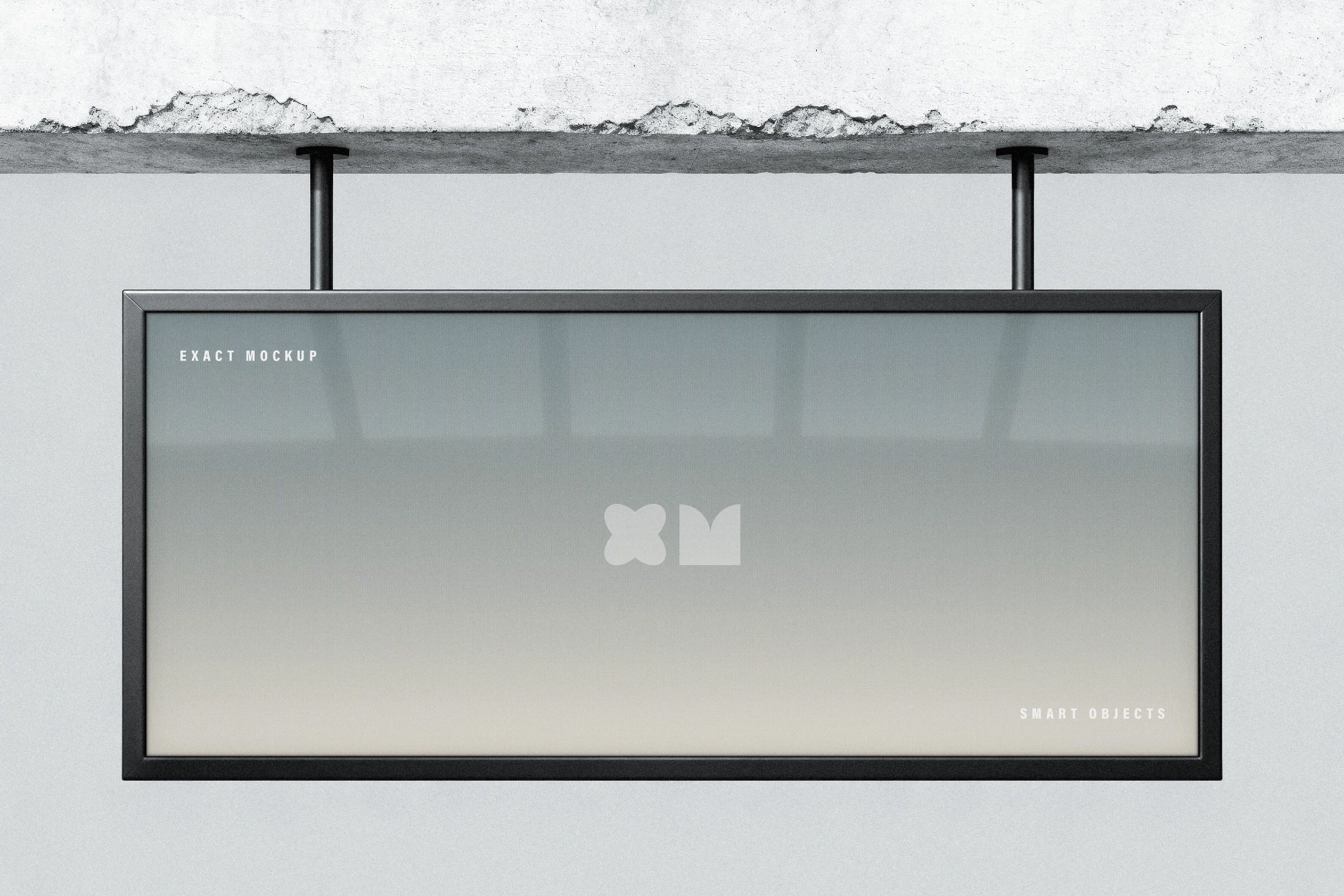 Minimalist Industrial Screen Mockup