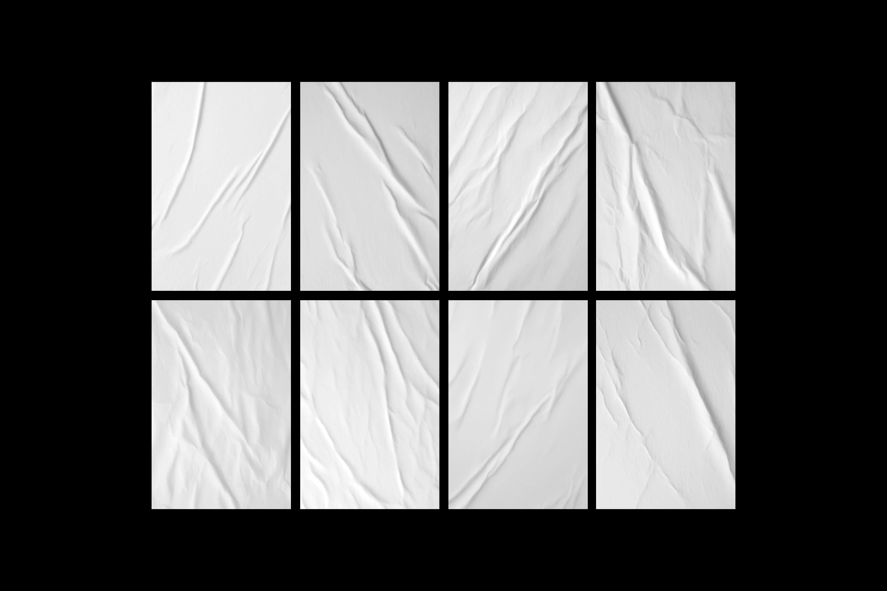 Glued Paper Textures Collection