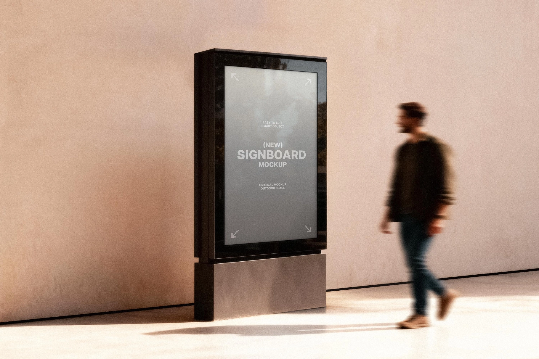 Minimalist Outdoor Signage Mockup