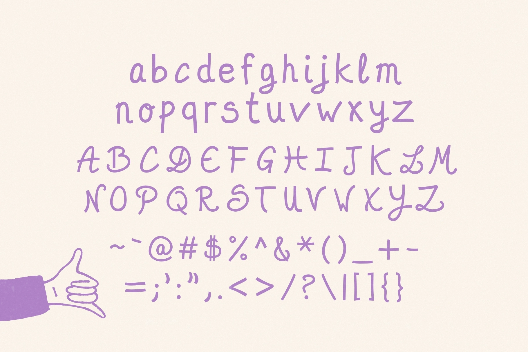 Slightly Sketchy - Cheeky Typeface