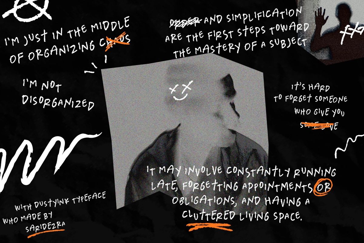 Dusty Ink + Scribble Font