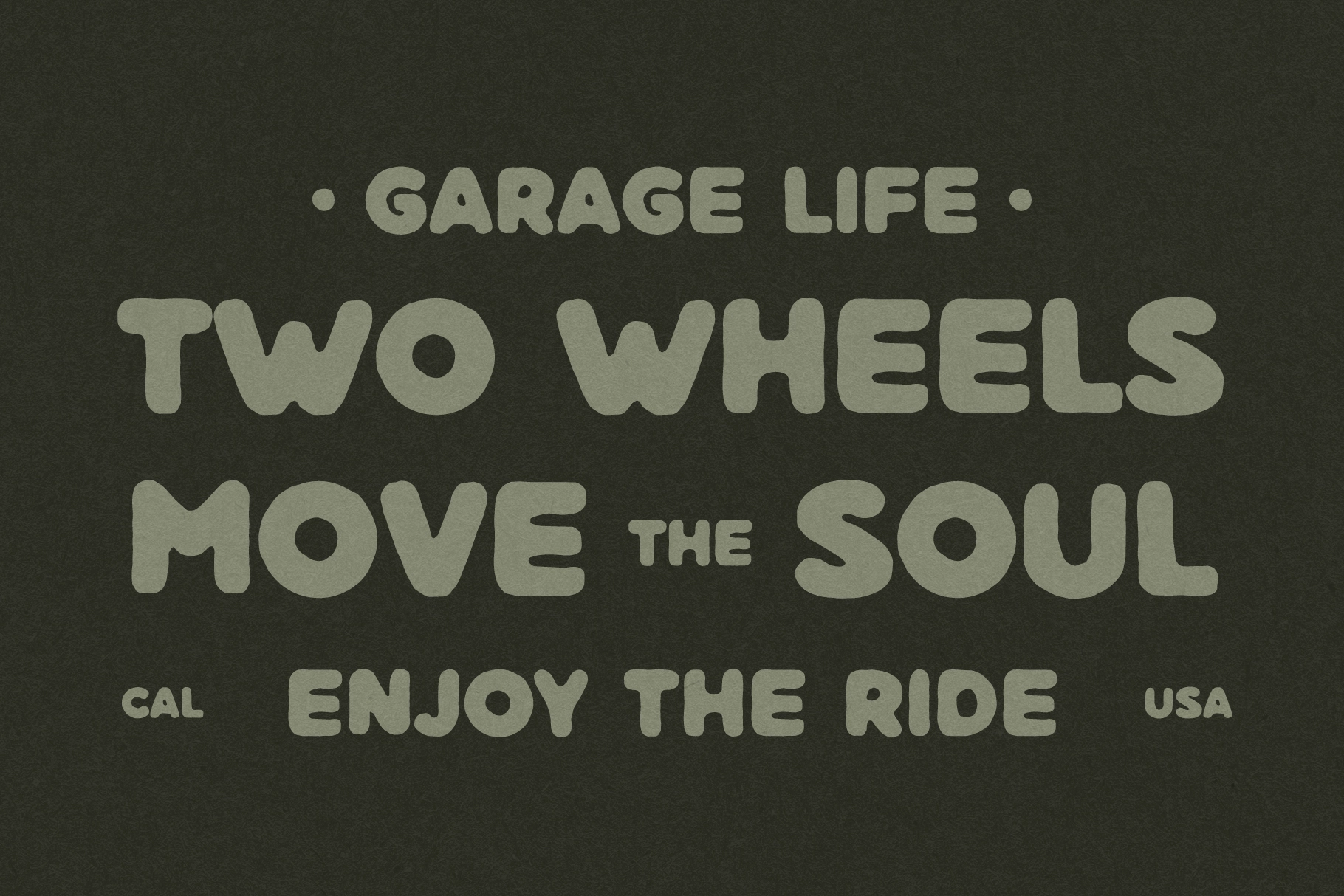 Roundhe - Bold Rough Display Font