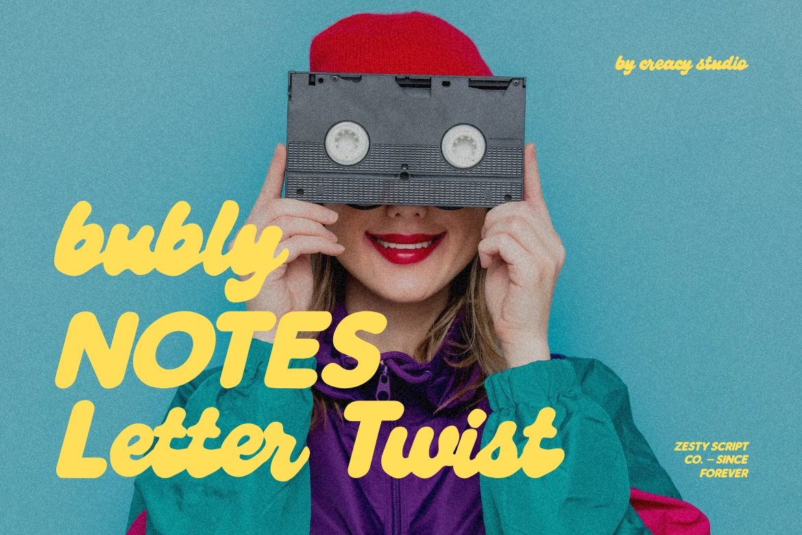 Zesty Scribs – A Playful Script Font