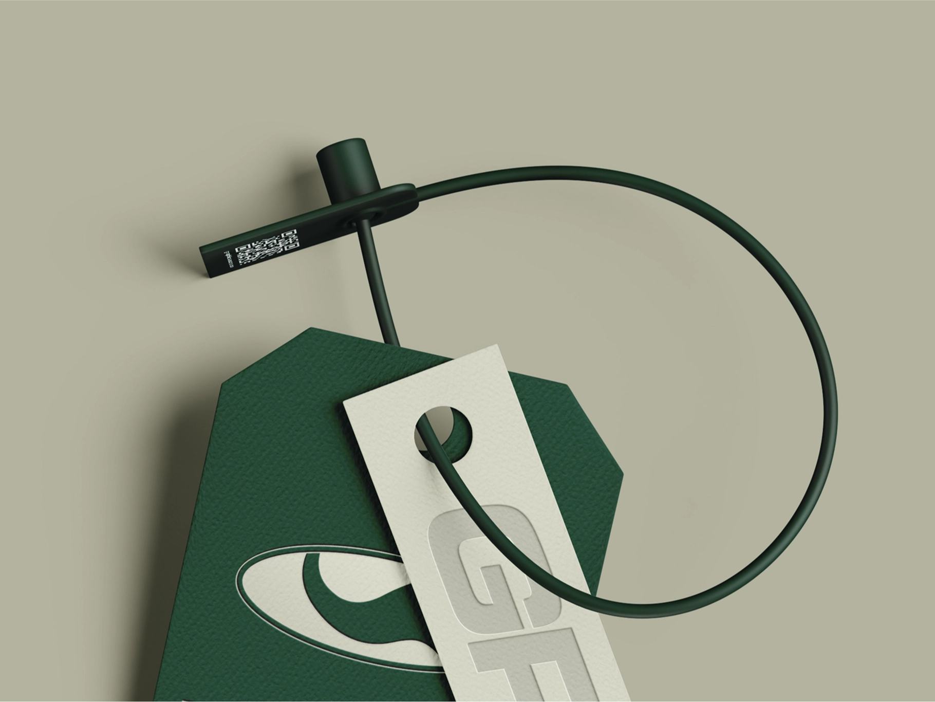 Tag Mockup Front View