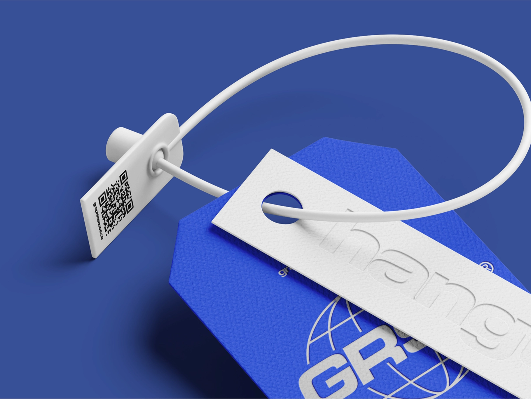 Tag Mockup Isometric