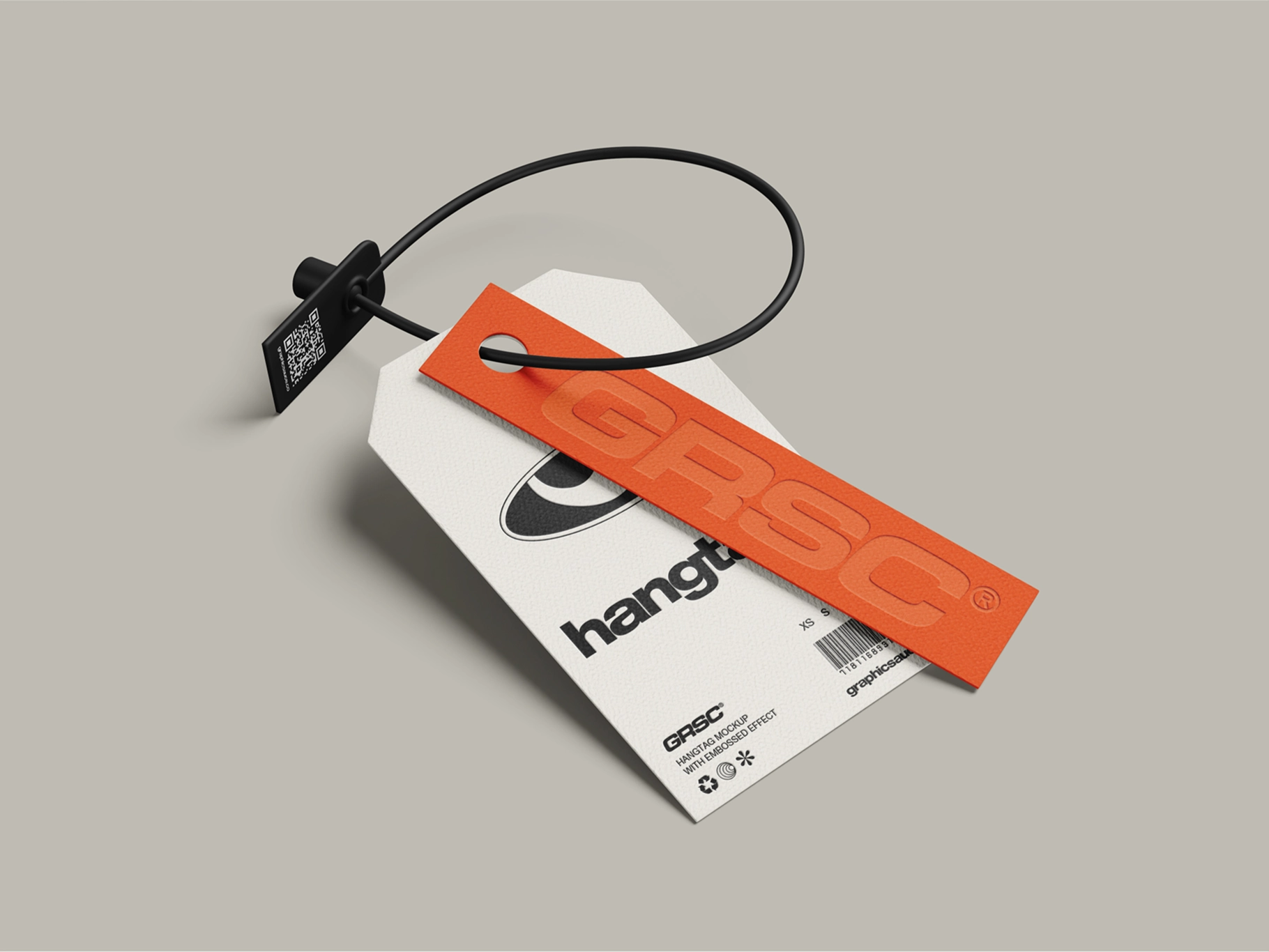 Tag Mockup Isometric