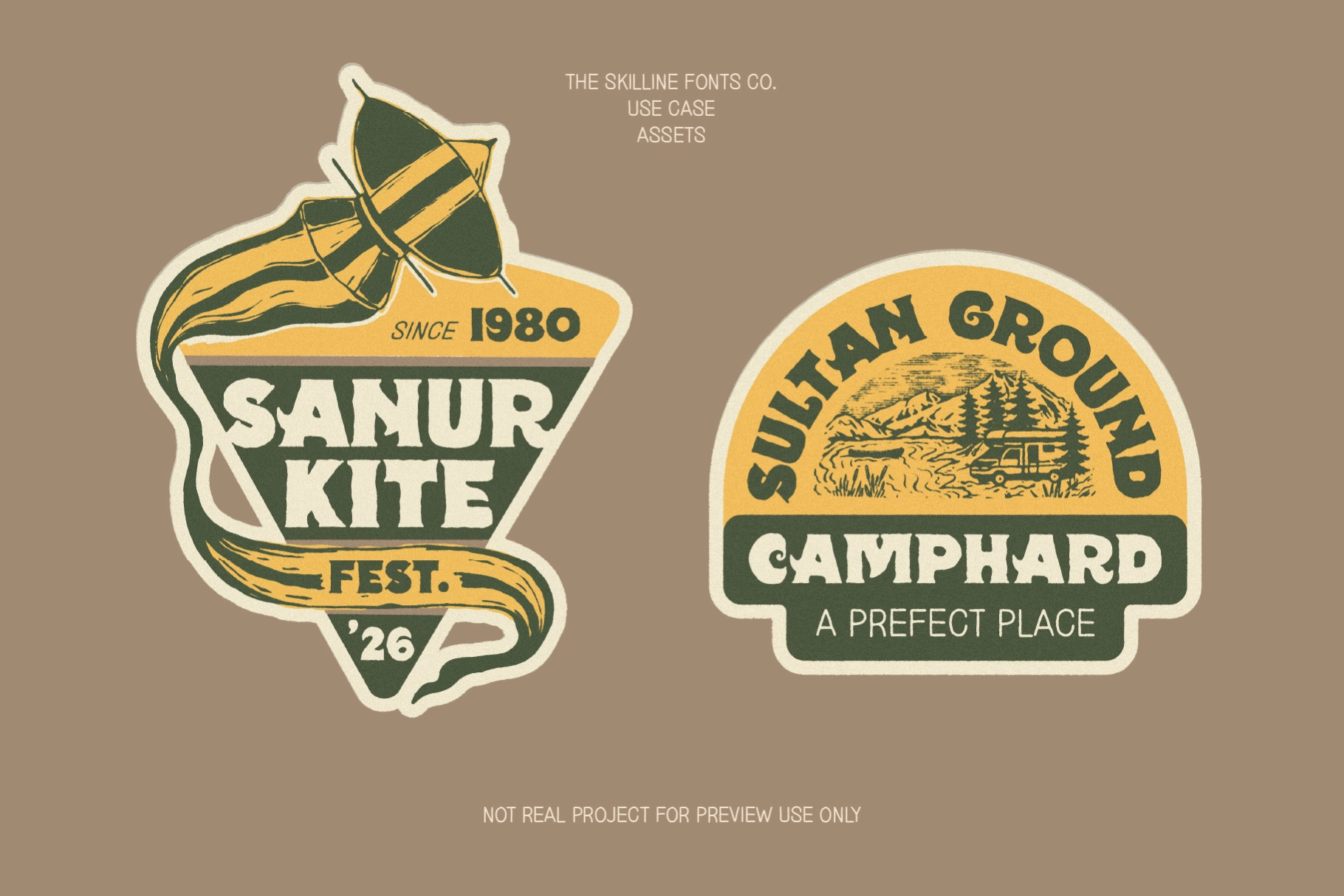 Camphard - Vintage Display Font