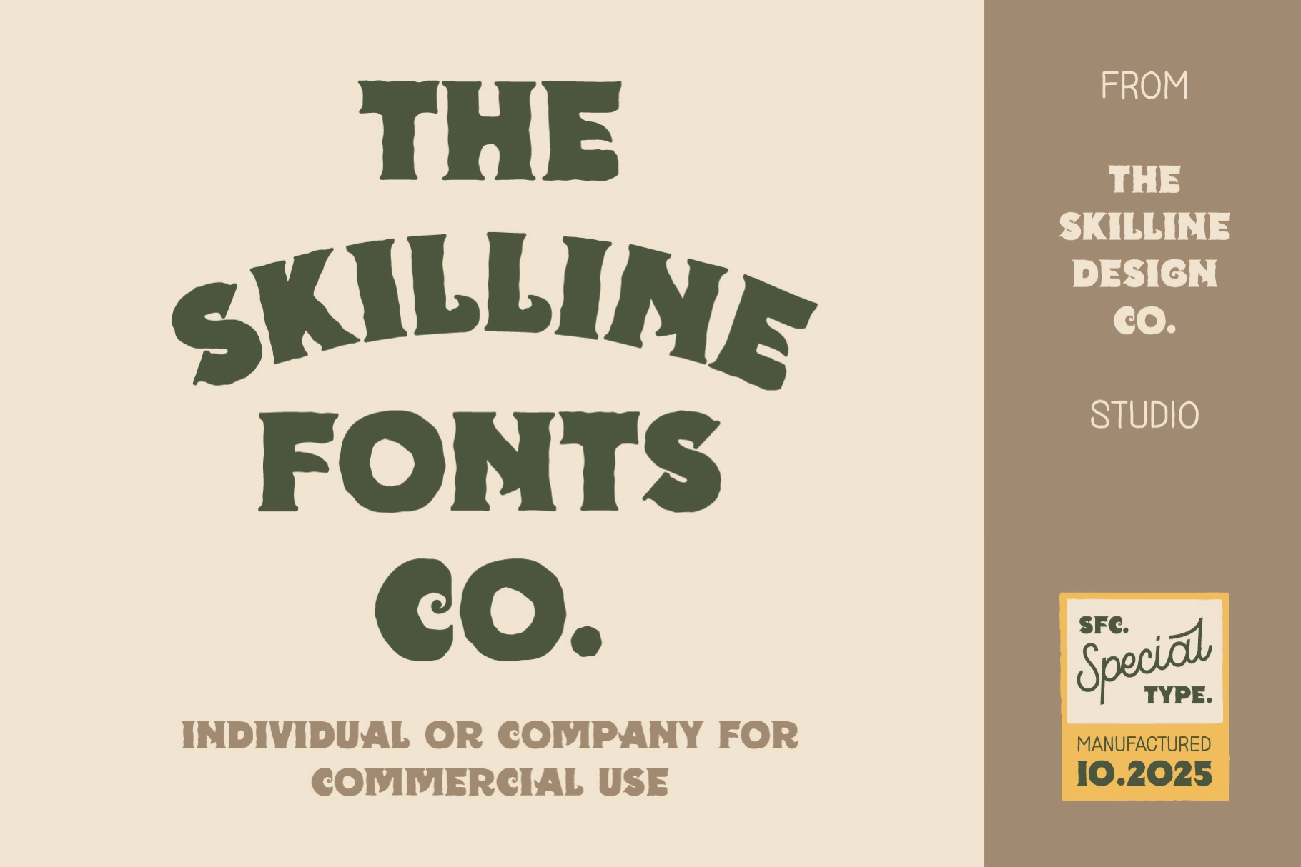 Camphard - Vintage Display Font