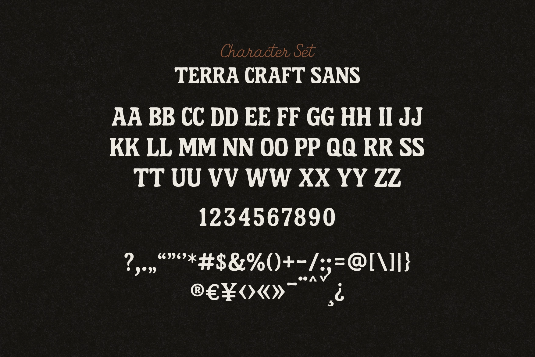 Terra Craft – Serif Script Duo
