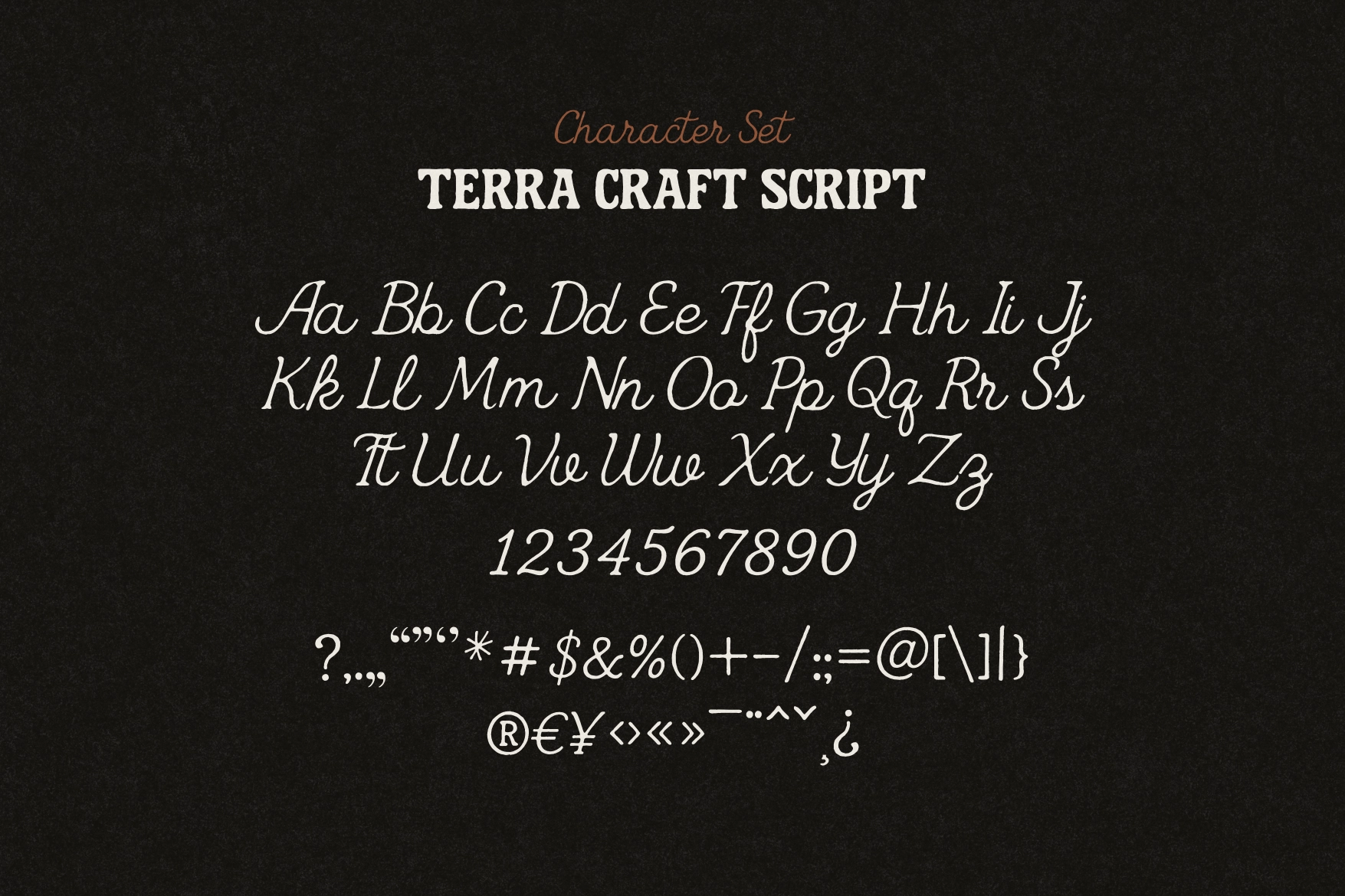 Terra Craft – Serif Script Duo