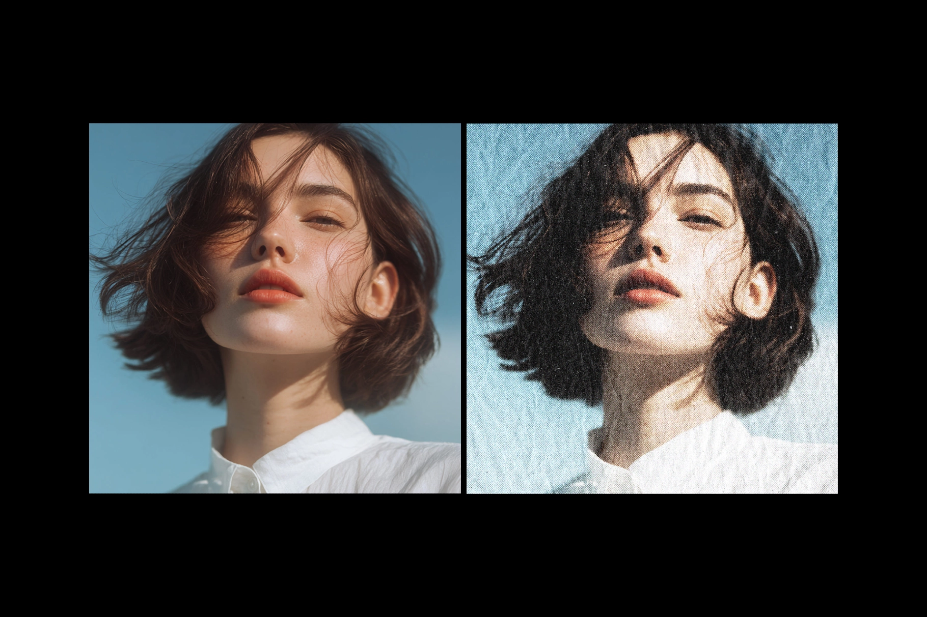 Old Print Photo Effect