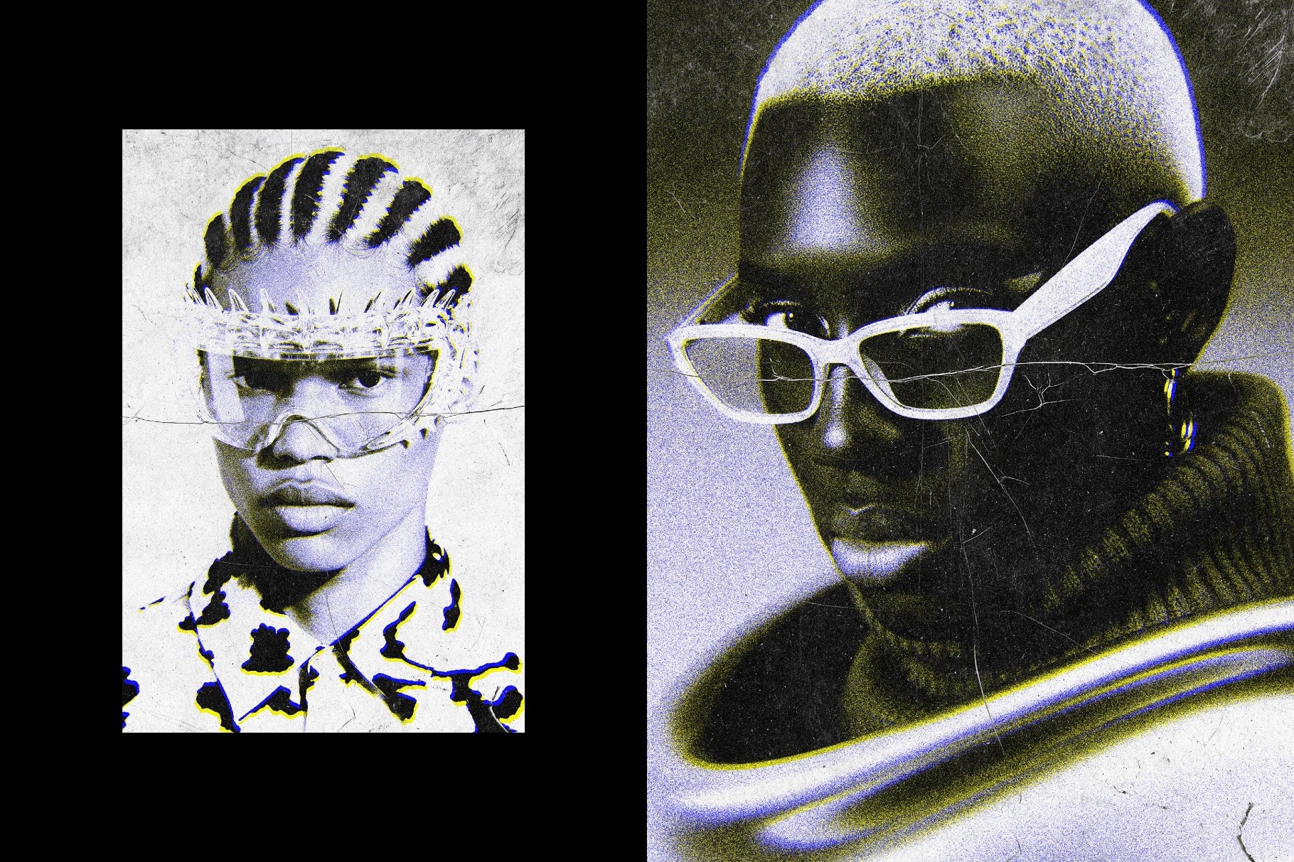 Textured Risoprint Photo Effect