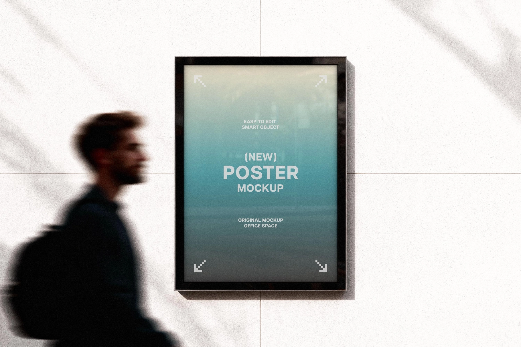 Vertical Outdoor Poster Mockup