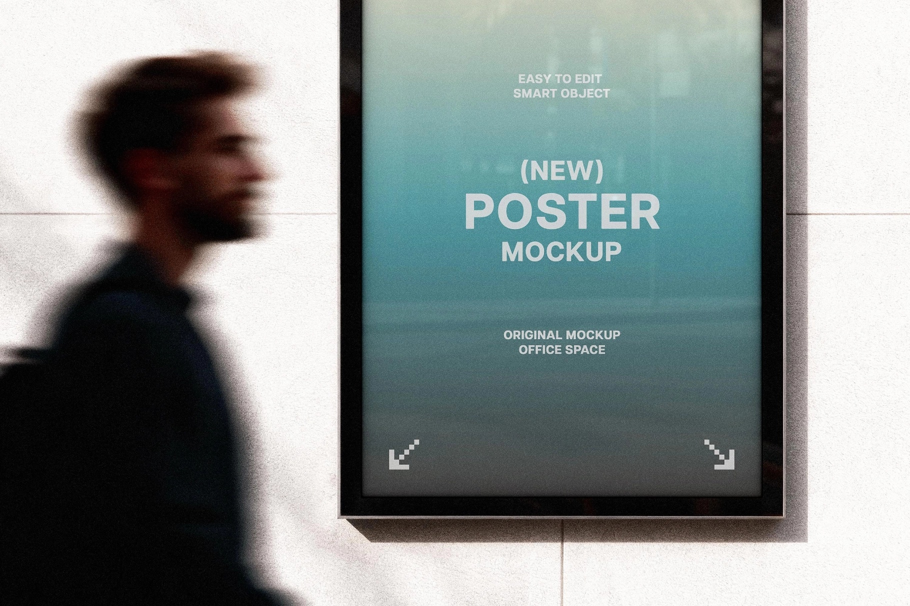 Vertical Outdoor Poster Mockup