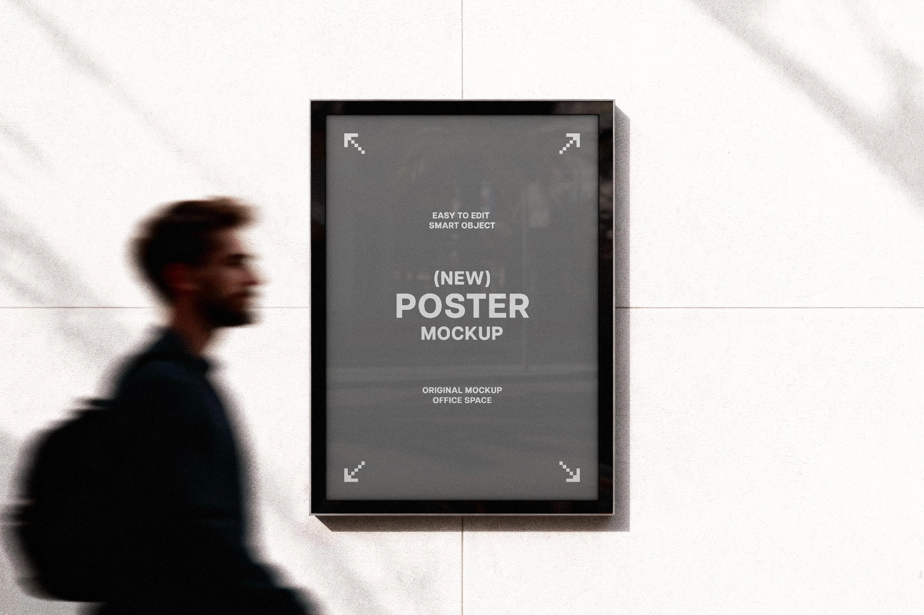 Vertical Outdoor Poster Mockup