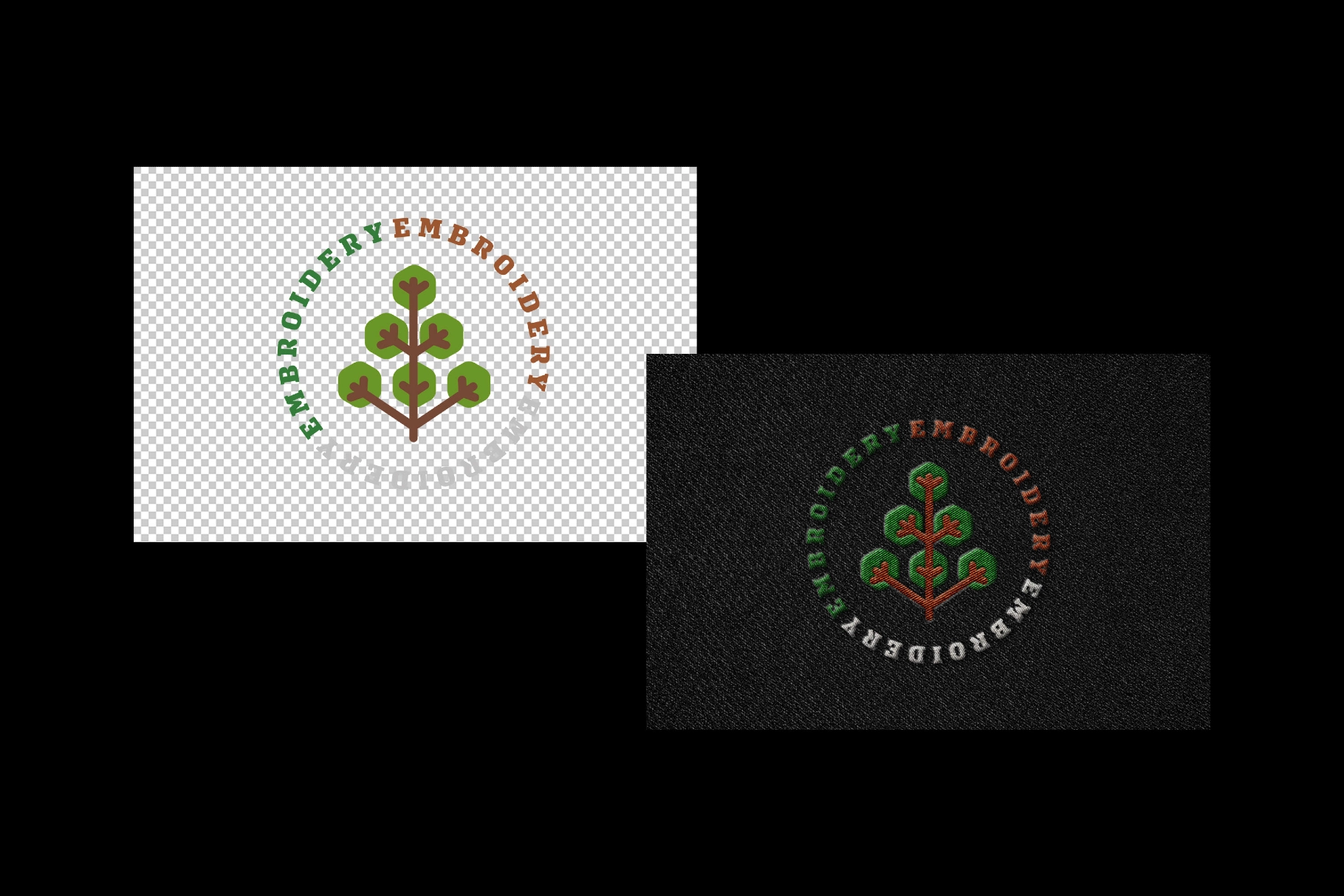 Embroidery Logo Mockup