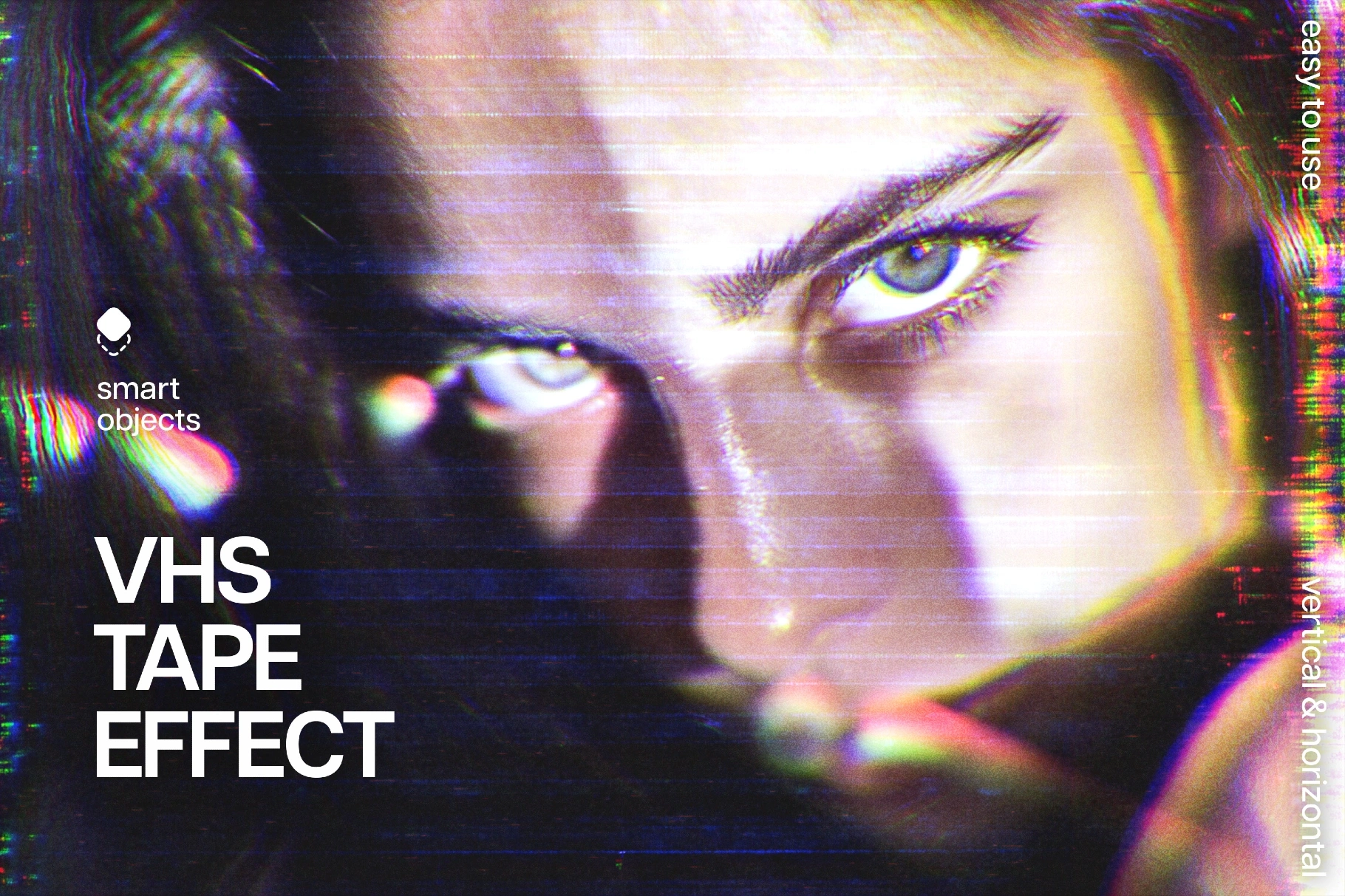 VHS Tape Photo Effect