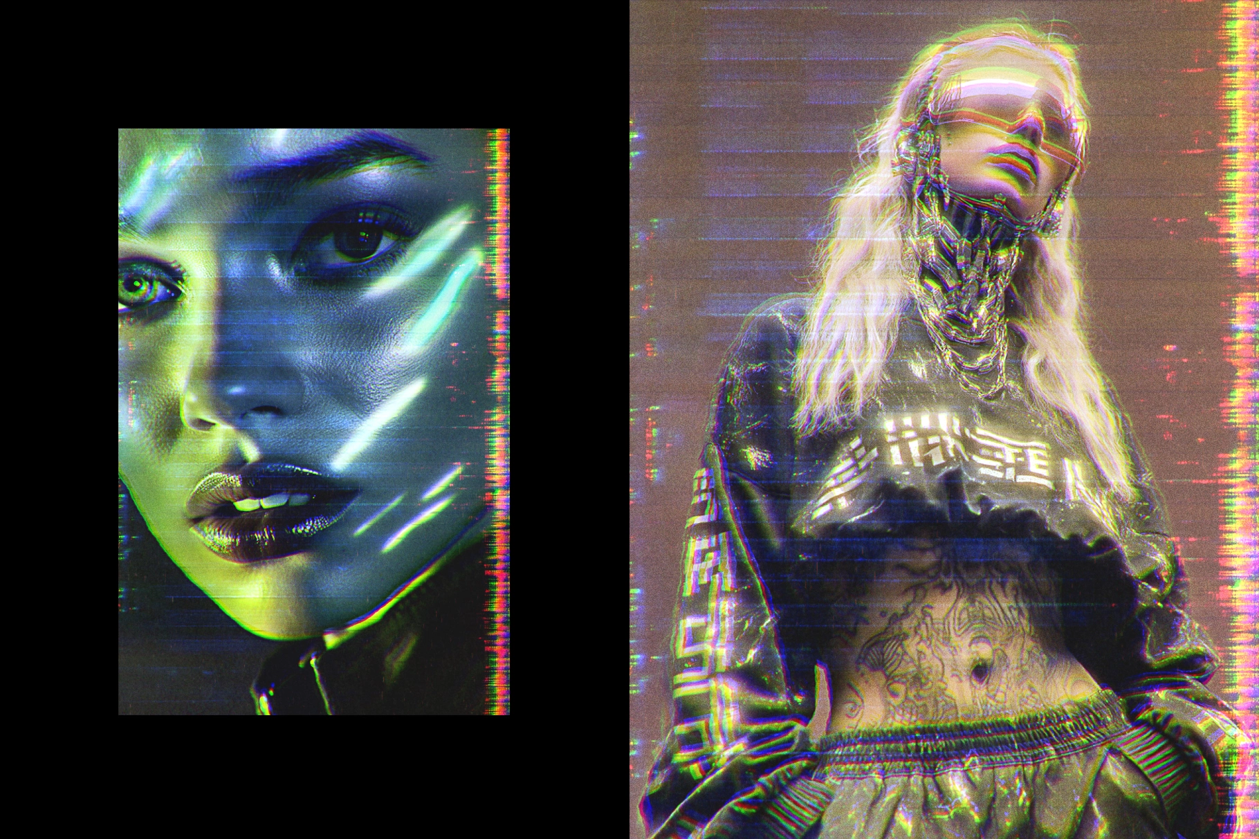 VHS Tape Photo Effect