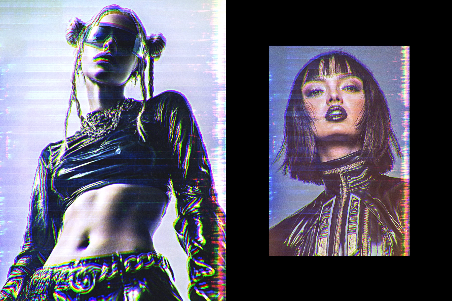 VHS Tape Photo Effect