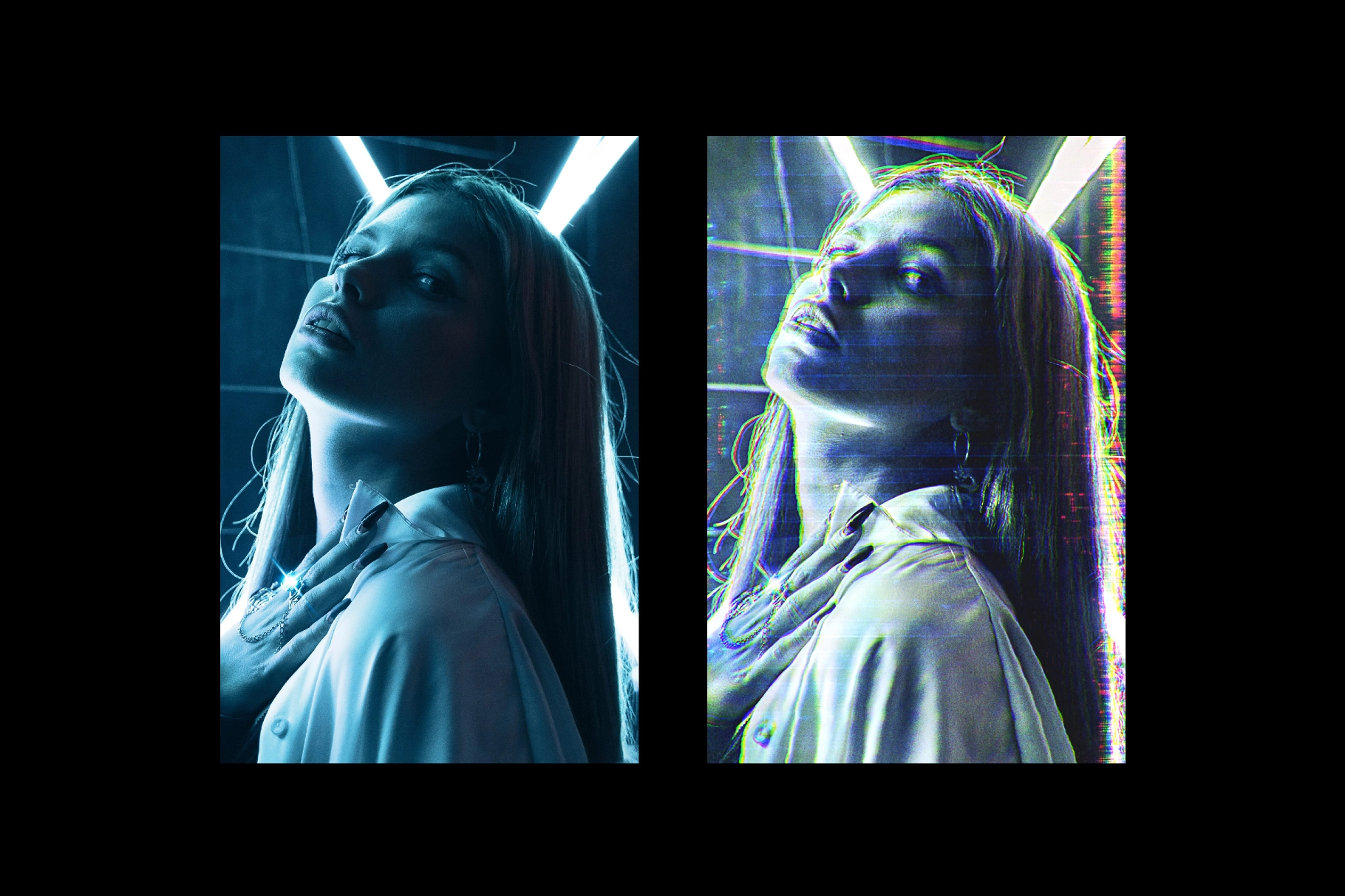 VHS Tape Photo Effect