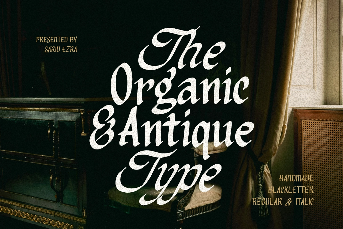Organic Antique - Blackletter Fonts