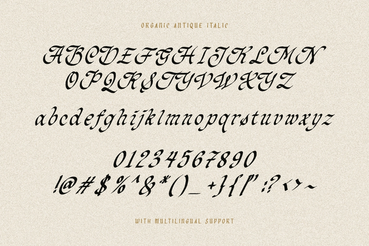 Organic Antique - Blackletter Fonts