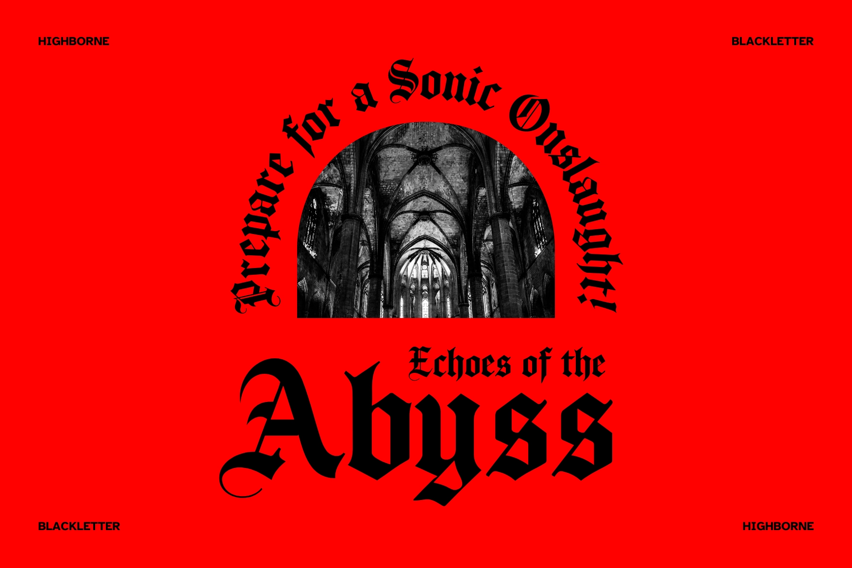 Highborne – Medieval Typeface