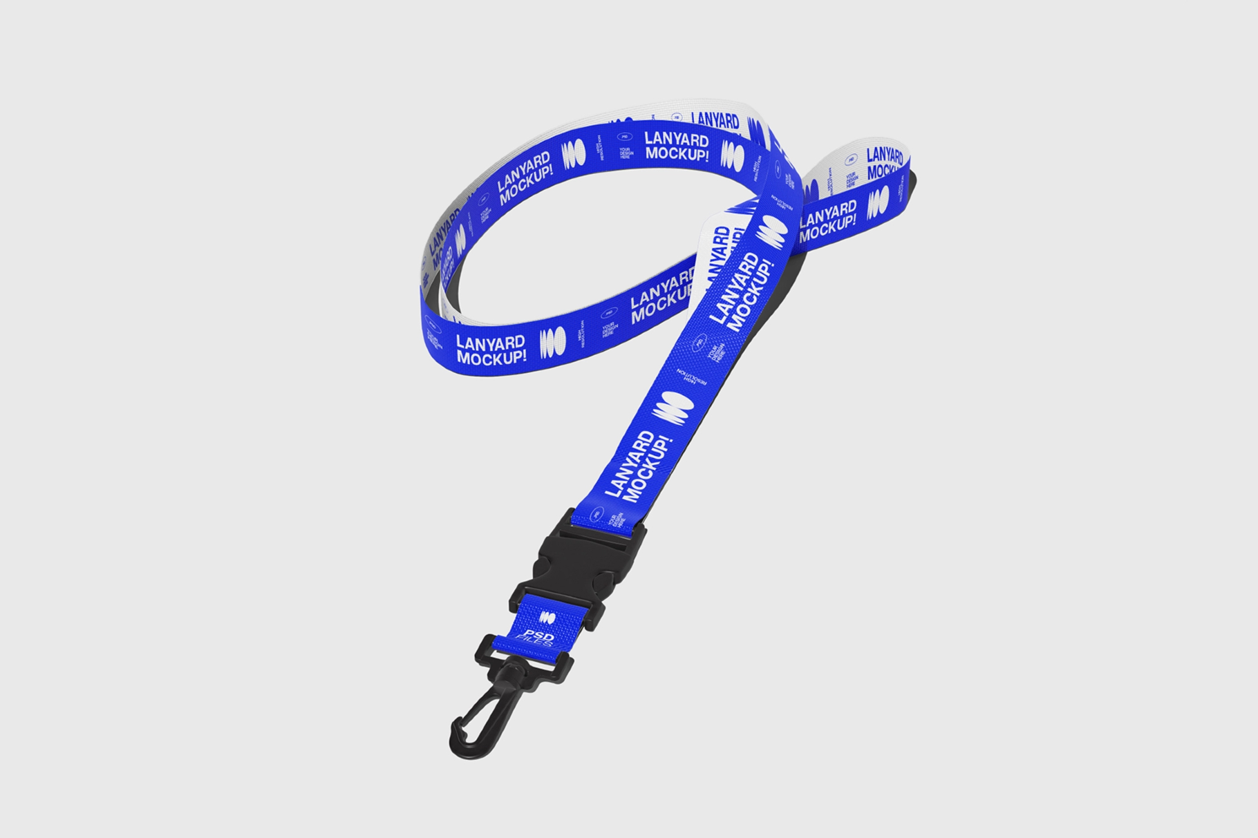 Lanyard Mockup Isometric