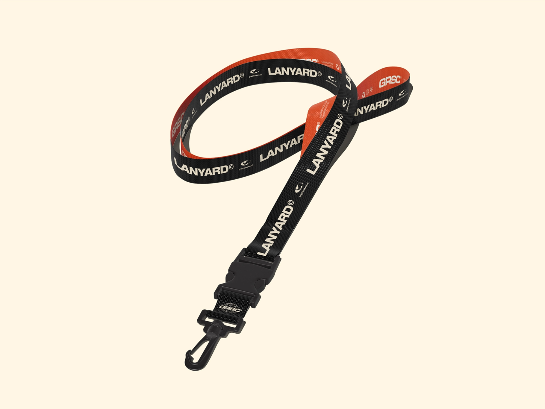 Lanyard Mockup Isometric