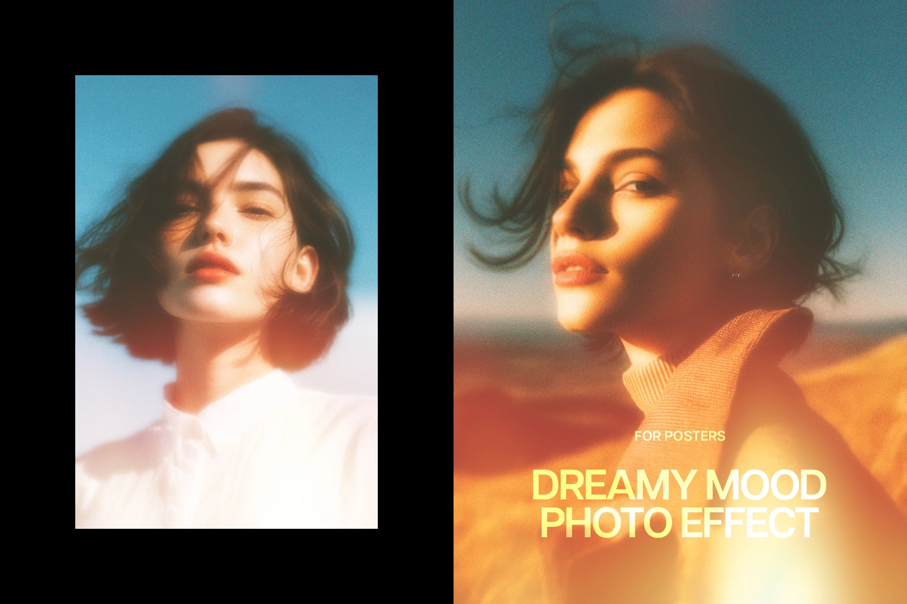 Vertical Dreamy Mood Photo Effect