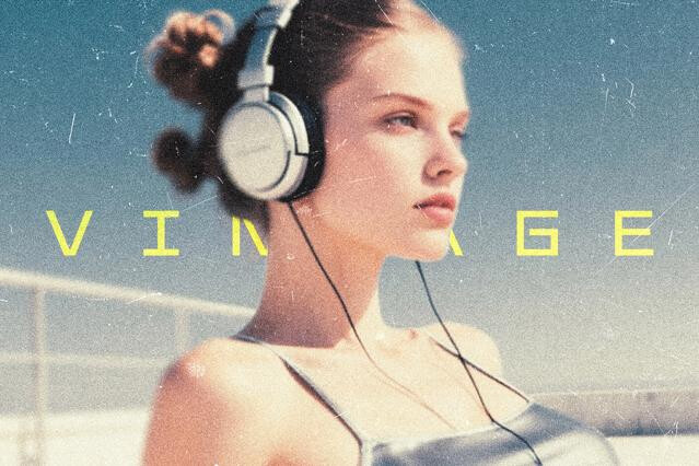 Vintage Cinematic Photo Effect